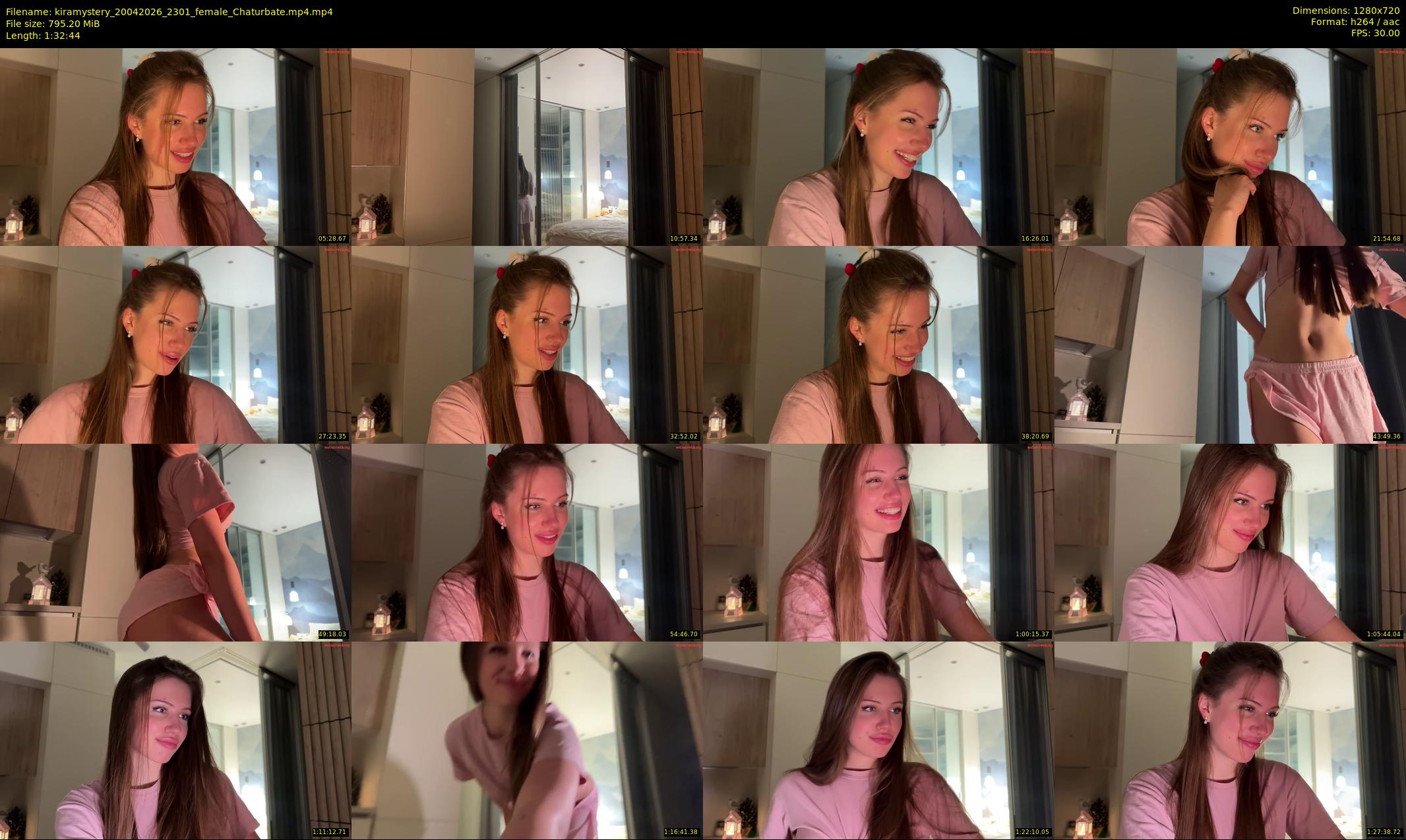 kiramystery — 93 minute Chaturbate female cam show recording, 720p, Apr 20, 2026