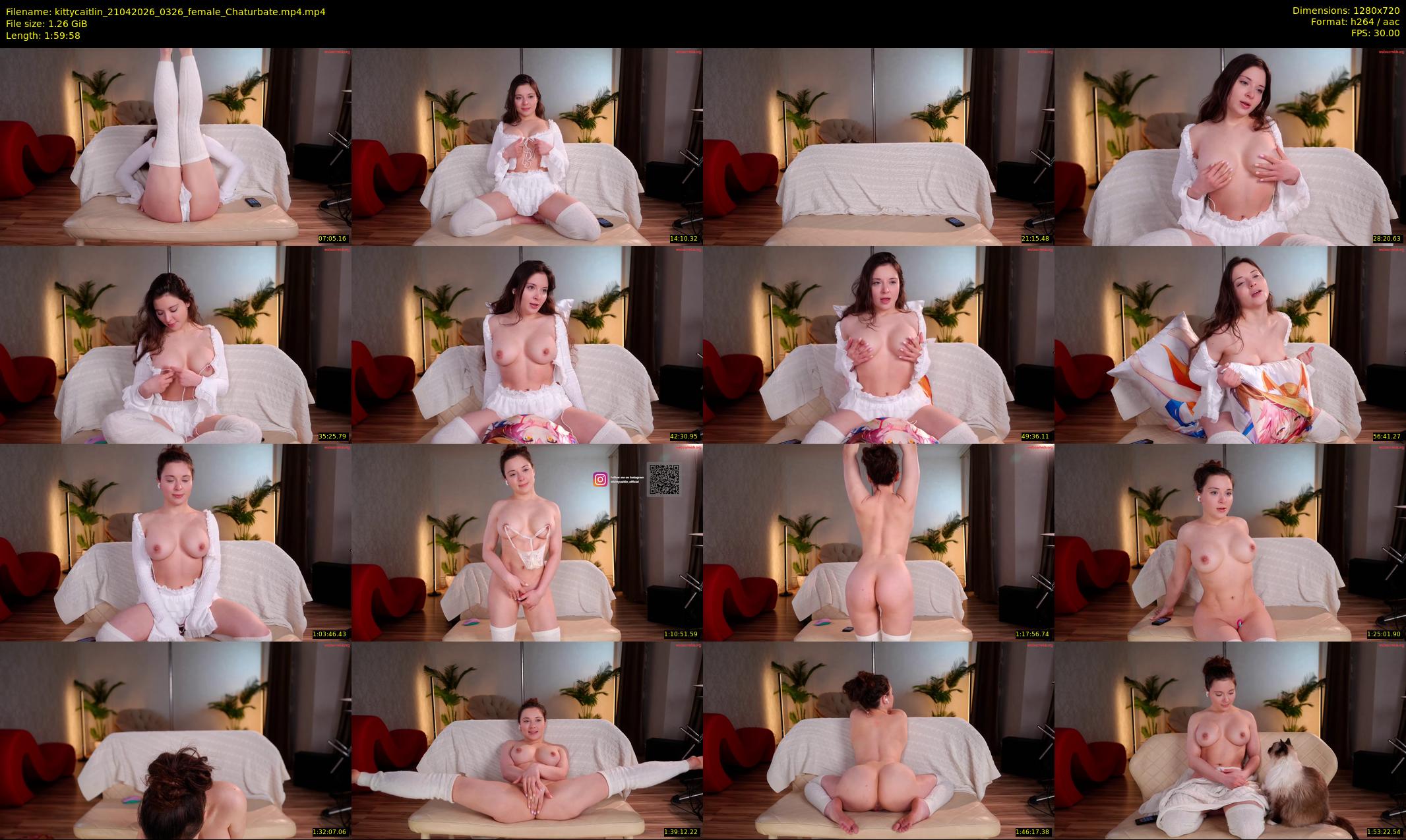 kittycaitlin — 120 minute Chaturbate female cam show recording, 720p, Apr 21, 2026