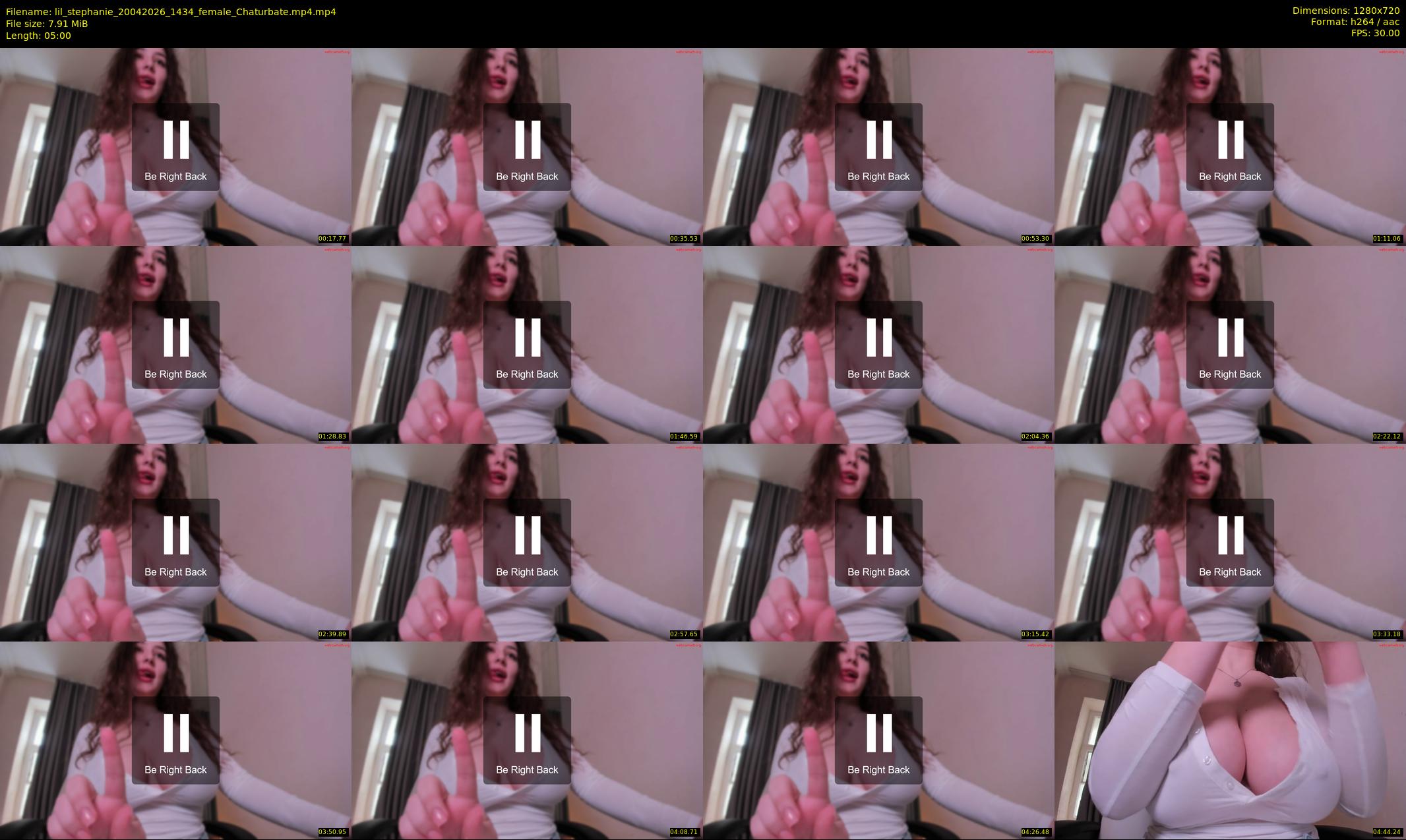 lil_stephanie — 5 minute Chaturbate female cam show recording, 720p, Apr 20, 2026
