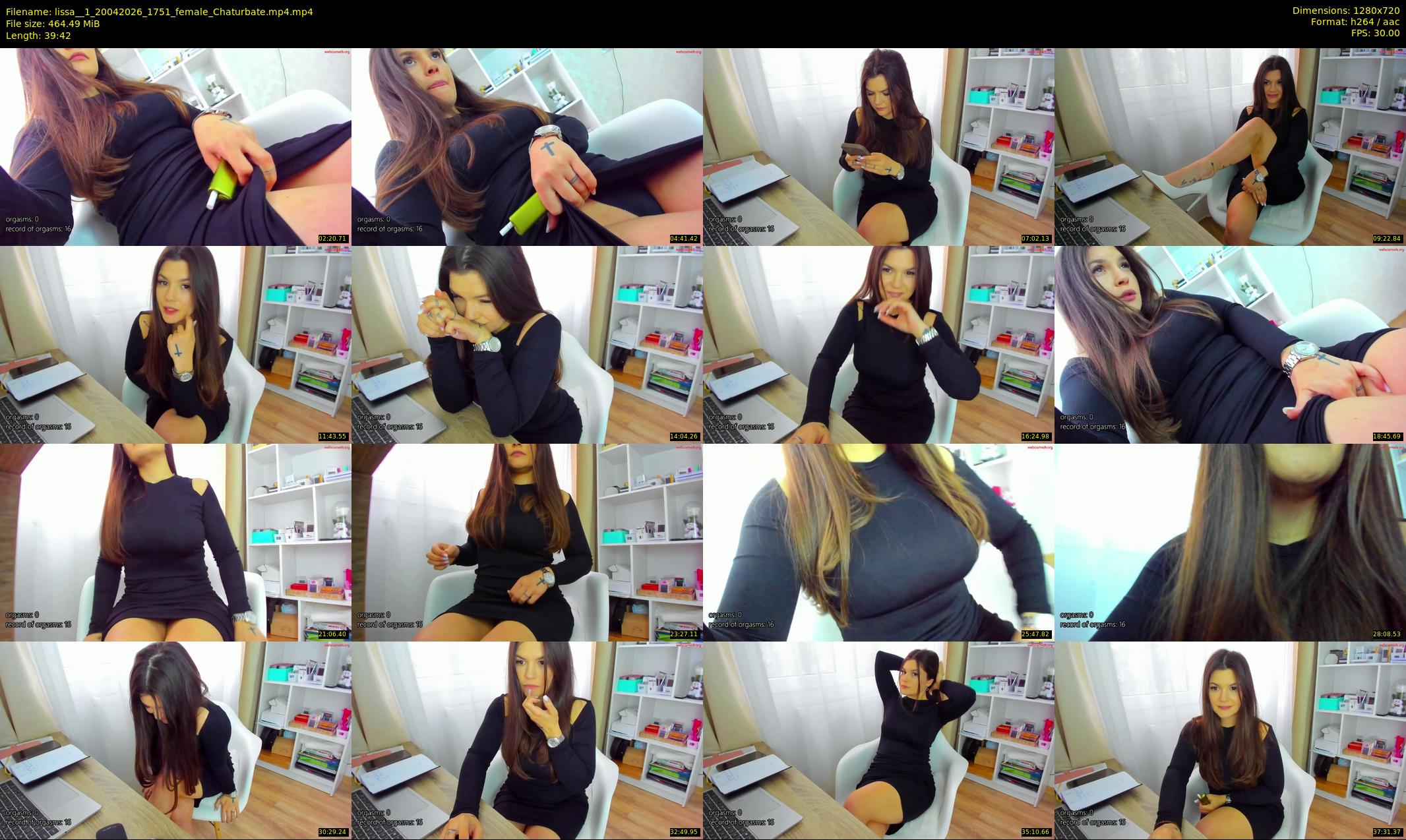 lissa__1 — 40 minute Chaturbate female cam show recording, 720p, Apr 20, 2026