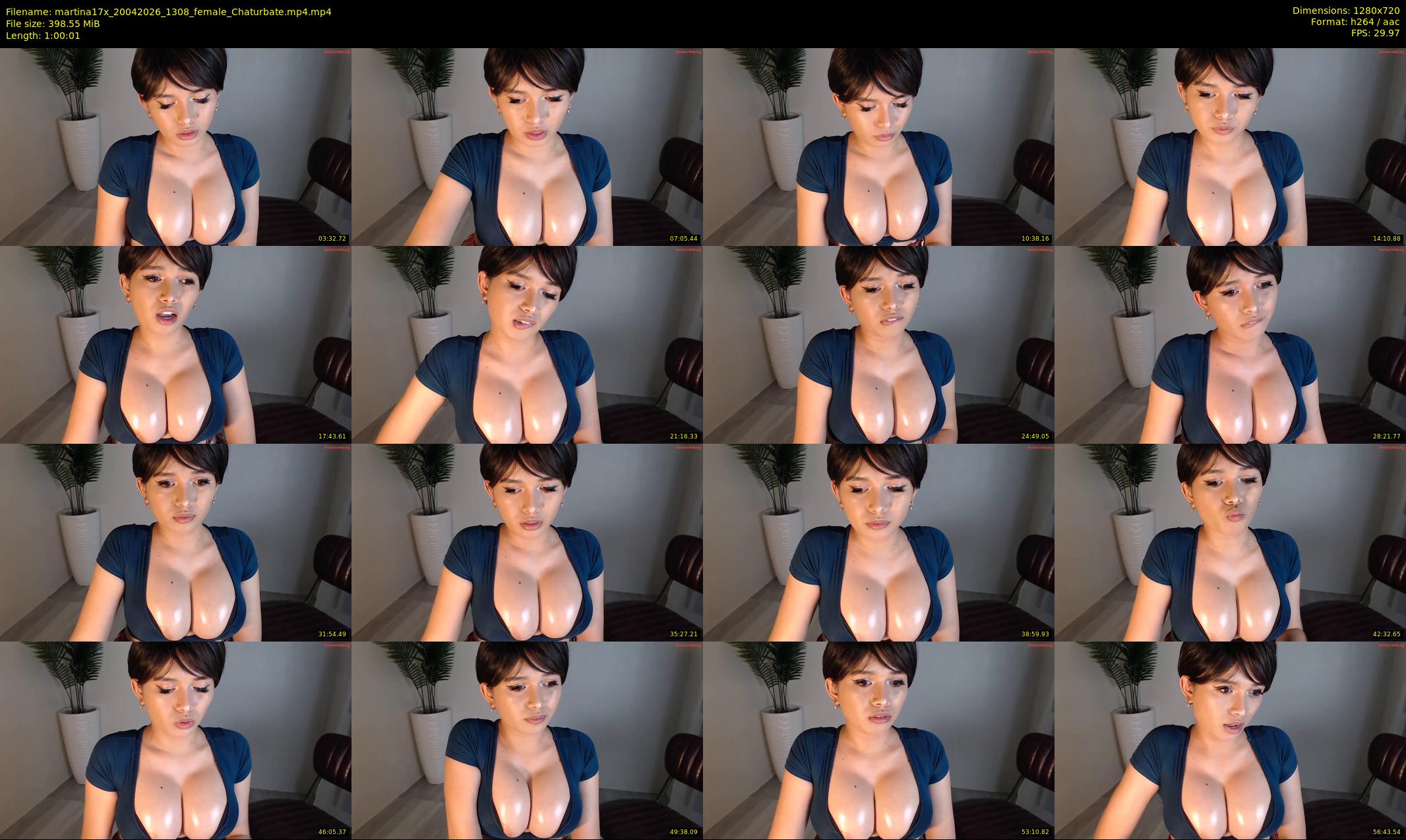 martina17x — 61 minute Chaturbate female cam show recording, 720p, Apr 20, 2026