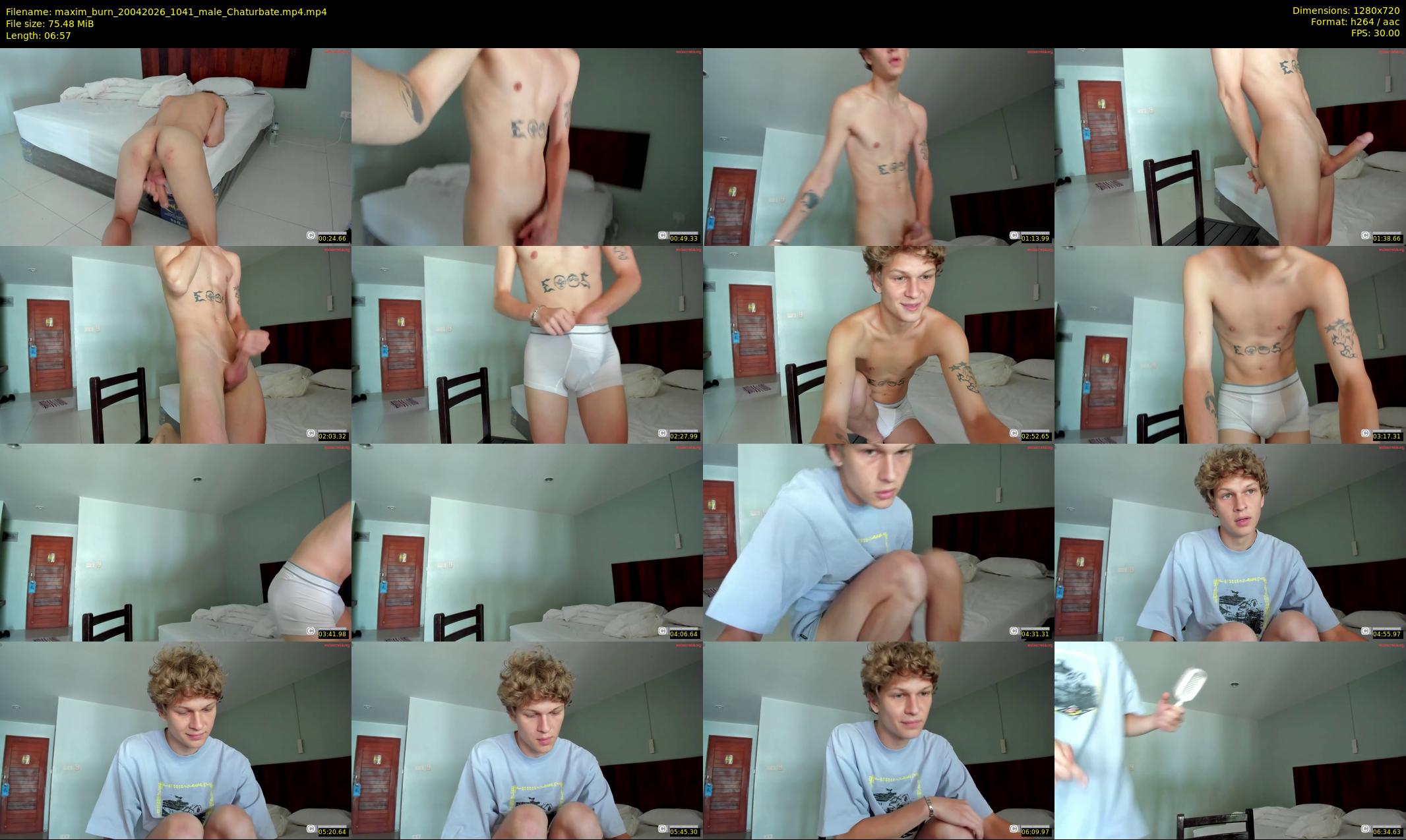maxim_burn — 7 minute Chaturbate male cam show recording, 720p, Apr 20, 2026