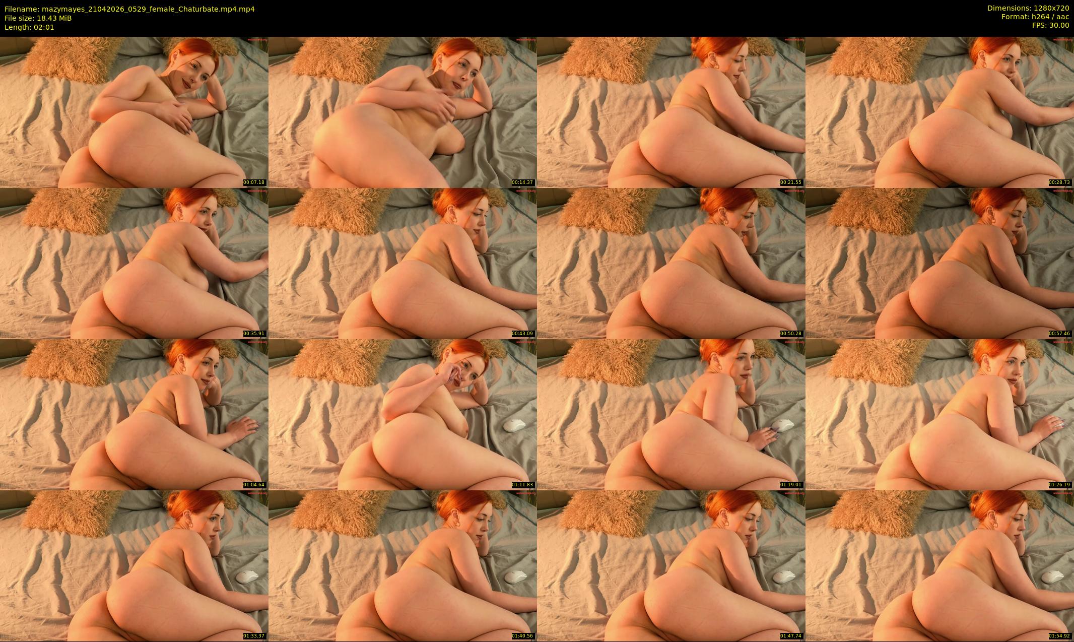 mazymayes — 3 minute Chaturbate female cam show recording, 720p, Apr 21, 2026