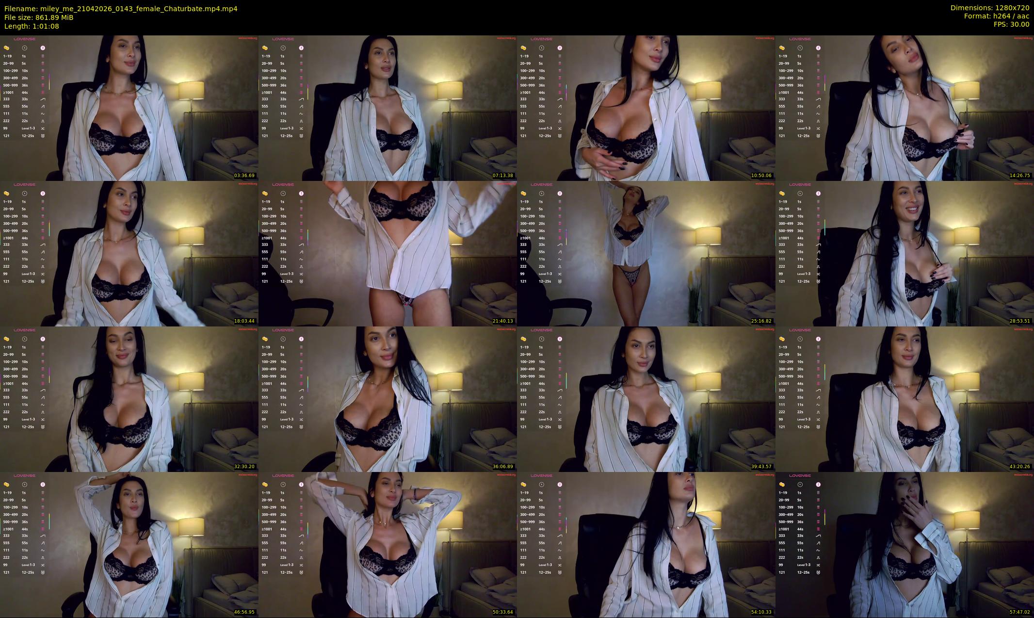 miley_me — 62 minute Chaturbate female cam show recording, 720p, Apr 21, 2026