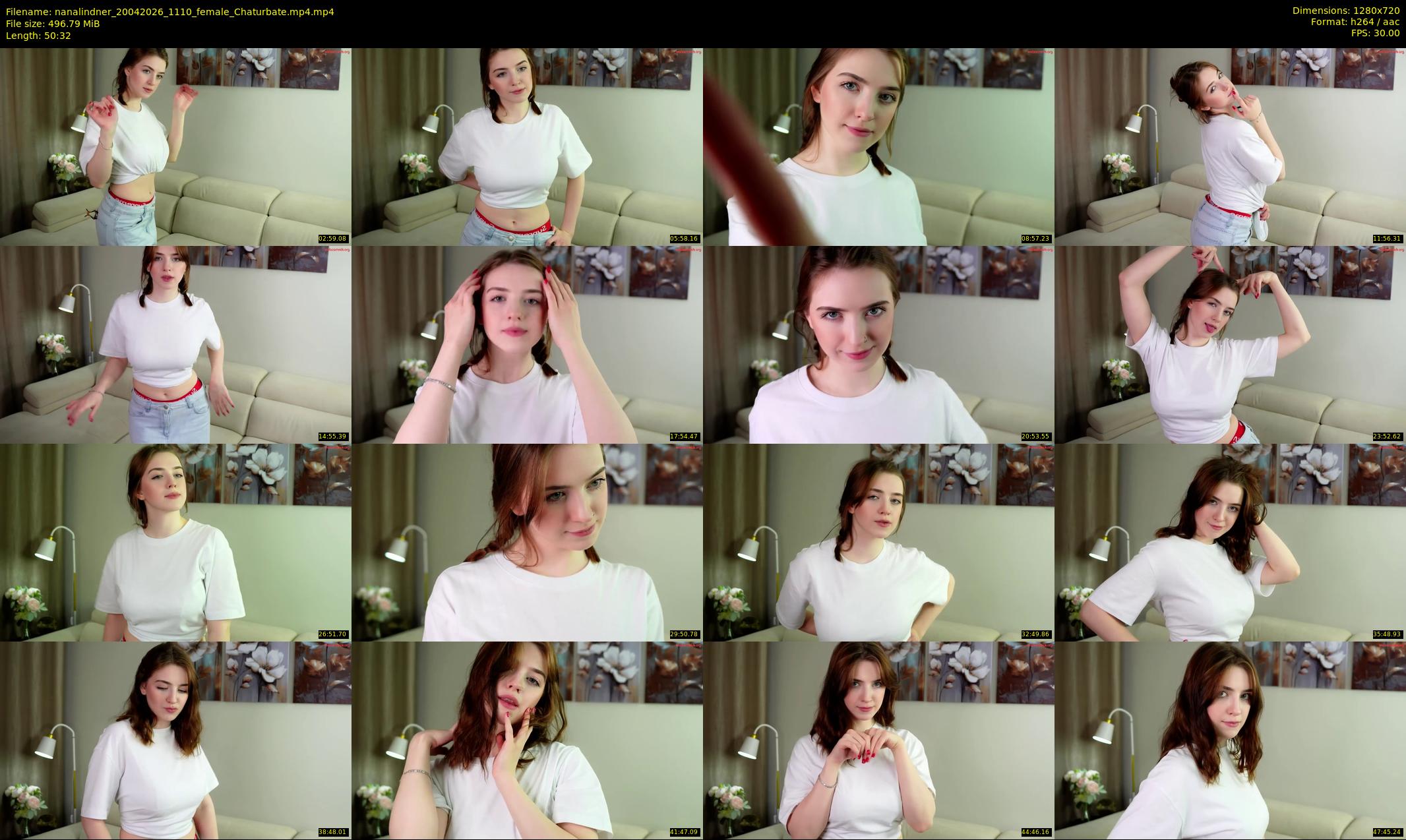 nanalindner — 51 minute Chaturbate female cam show recording, 720p, Apr 20, 2026