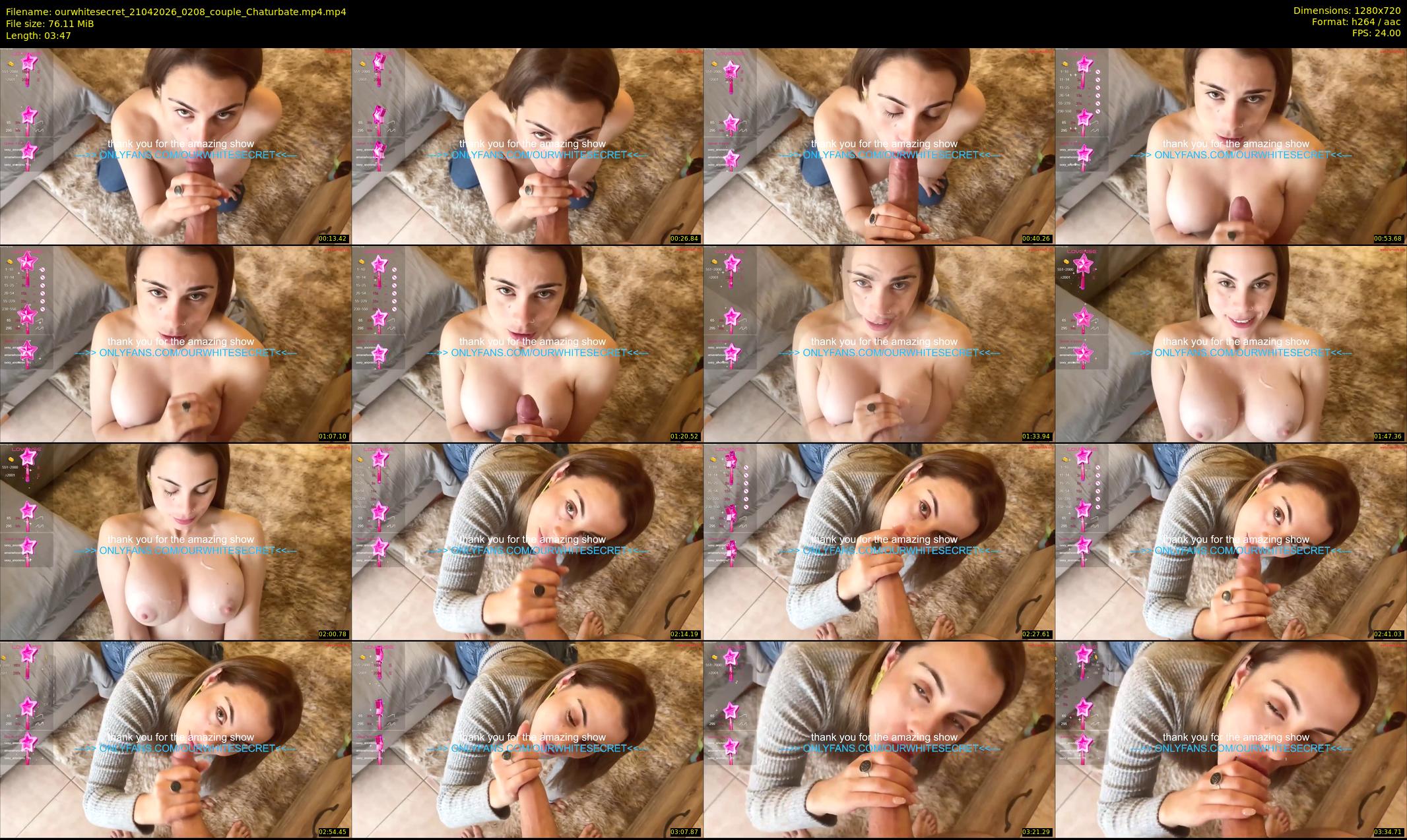 ourwhitesecret — 4 minute Chaturbate couple cam show recording, 720p, Apr 21, 2026