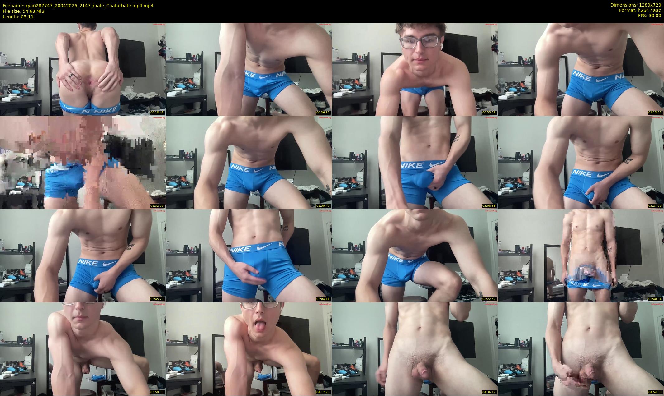ryan287747 — 6 minute Chaturbate male cam show recording, 720p, Apr 20, 2026