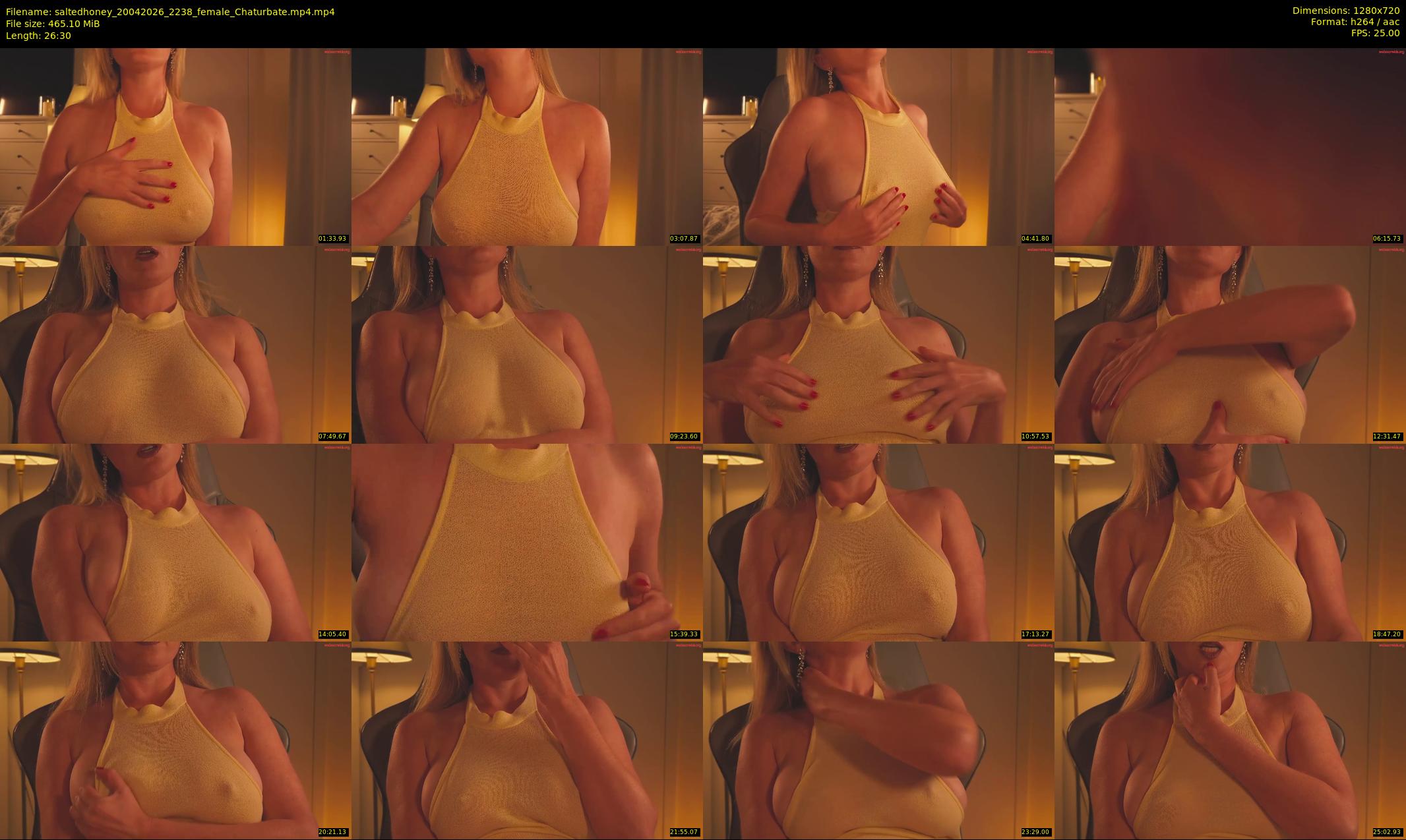 saltedhoney — 27 minute Chaturbate female cam show recording, 720p, Apr 20, 2026