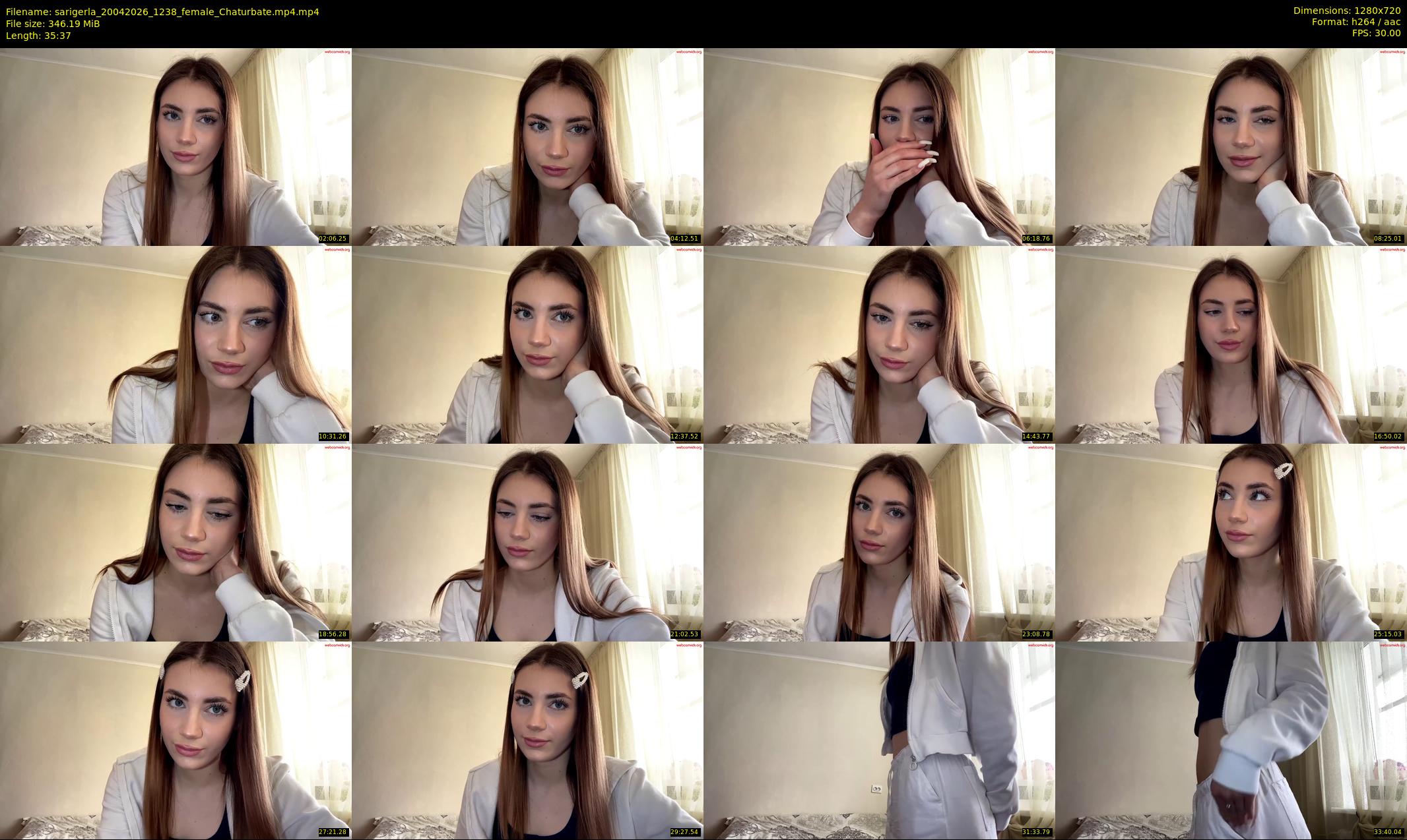 sarigerla — 36 minute Chaturbate female cam show recording, 720p, Apr 20, 2026