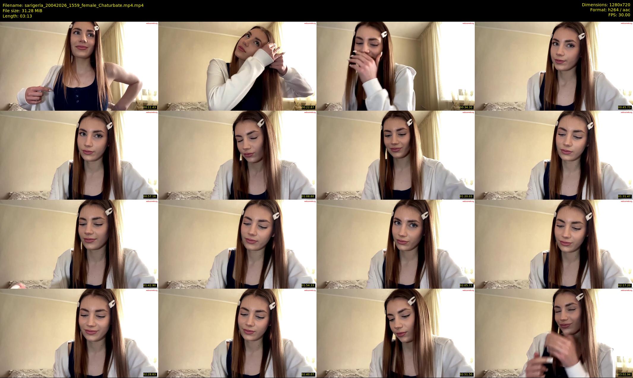 sarigerla — 4 minute Chaturbate female cam show recording, 720p, Apr 20, 2026
