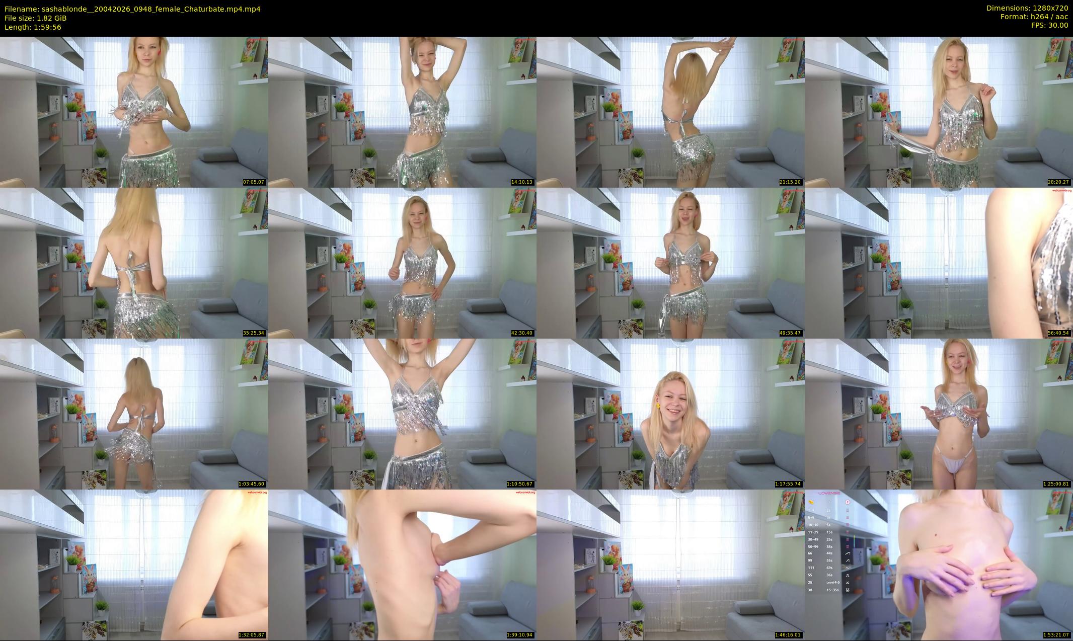 sashablonde_ — 120 minute Chaturbate female cam show recording, 720p, Apr 20, 2026