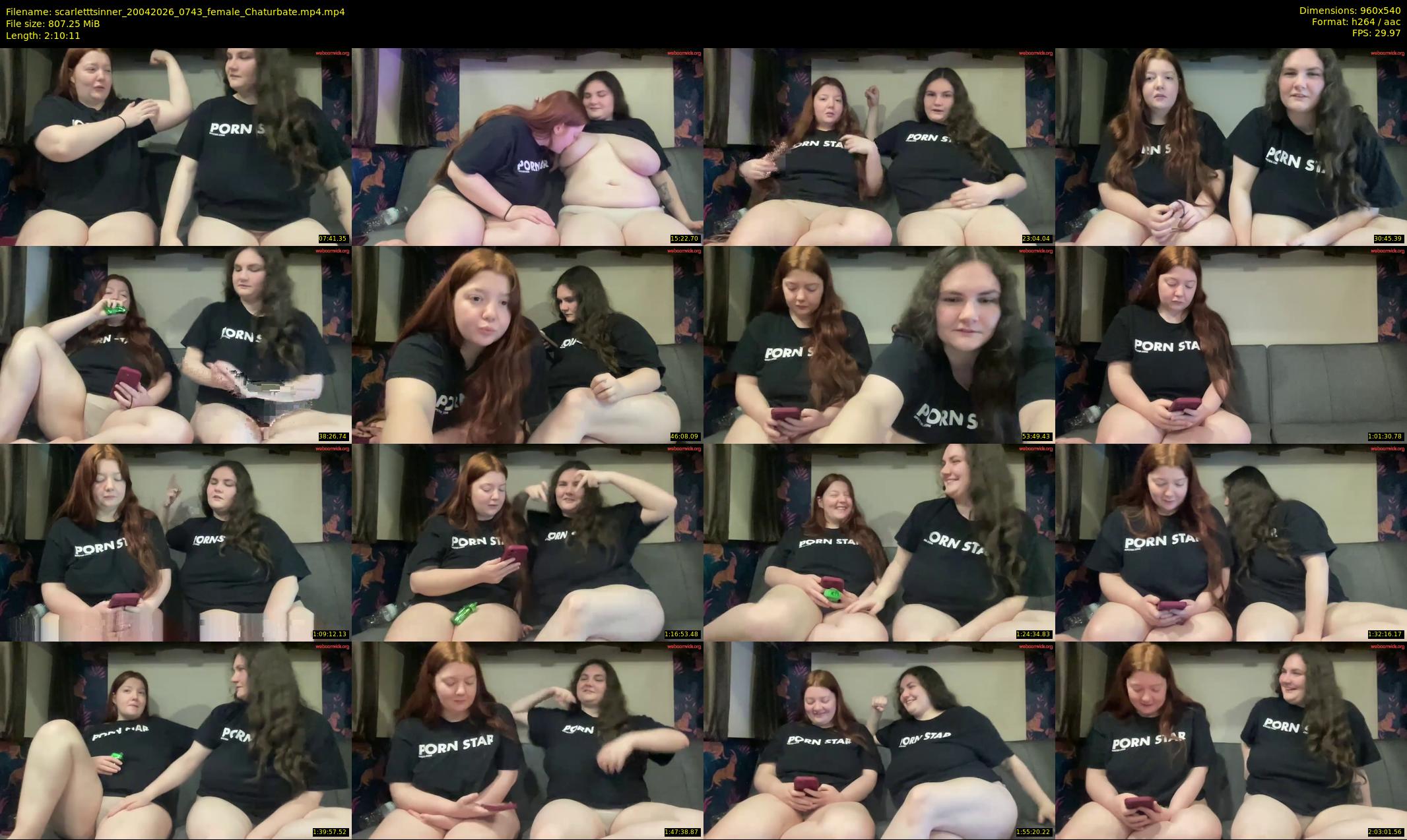 scarletttsinner — 131 minute Chaturbate female cam show recording, 480p, Apr 20, 2026