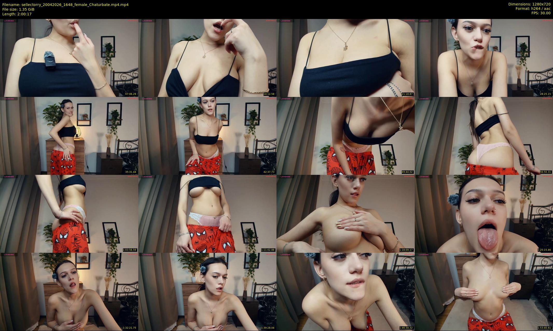 sellectorry — 121 minute Chaturbate female cam show recording, 720p, Apr 20, 2026