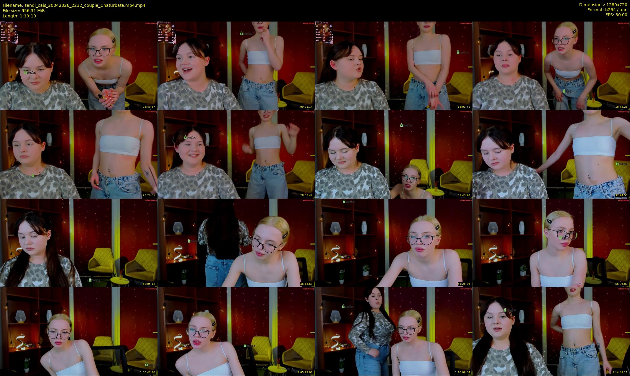 sendi_cais — 80 minute Chaturbate female cam show recording, 720p, Apr 20, 2026
