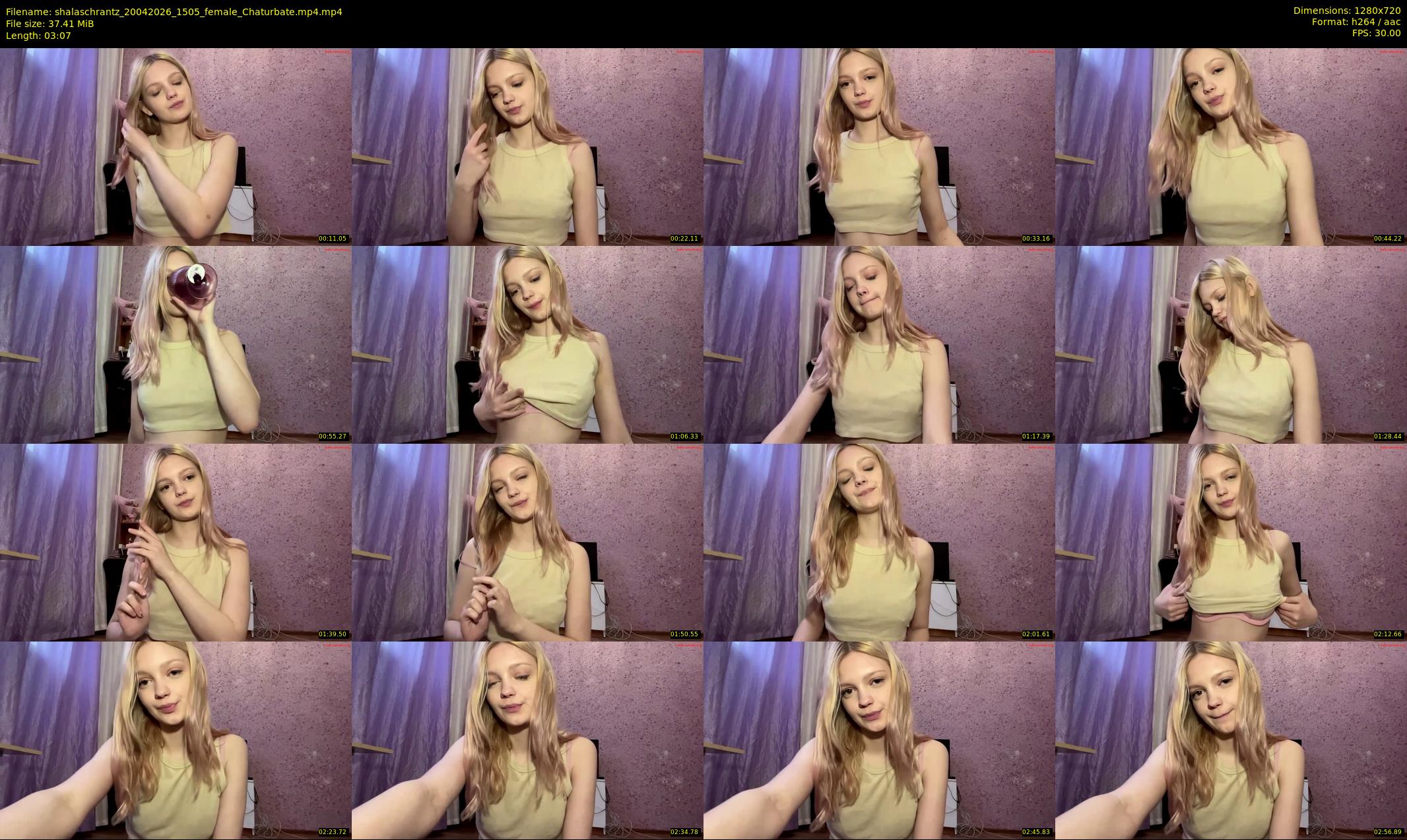 shalaschrantz — 4 minute Chaturbate female cam show recording, 720p, Apr 20, 2026