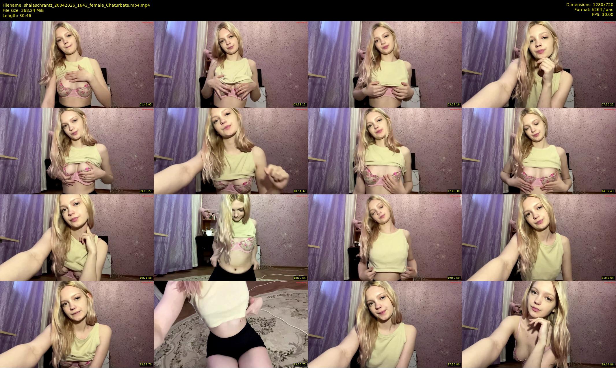 shalaschrantz — 31 minute Chaturbate female cam show recording, 720p, Apr 20, 2026