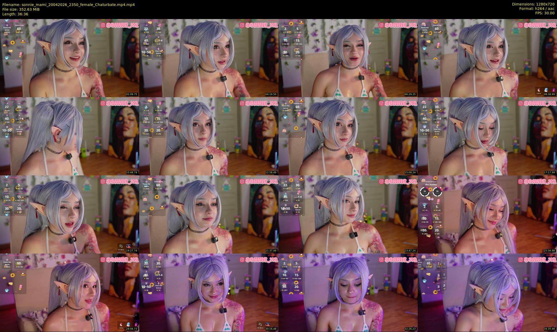 sonnie_mami — 37 minute Chaturbate female cam show recording, 720p, Apr 20, 2026
