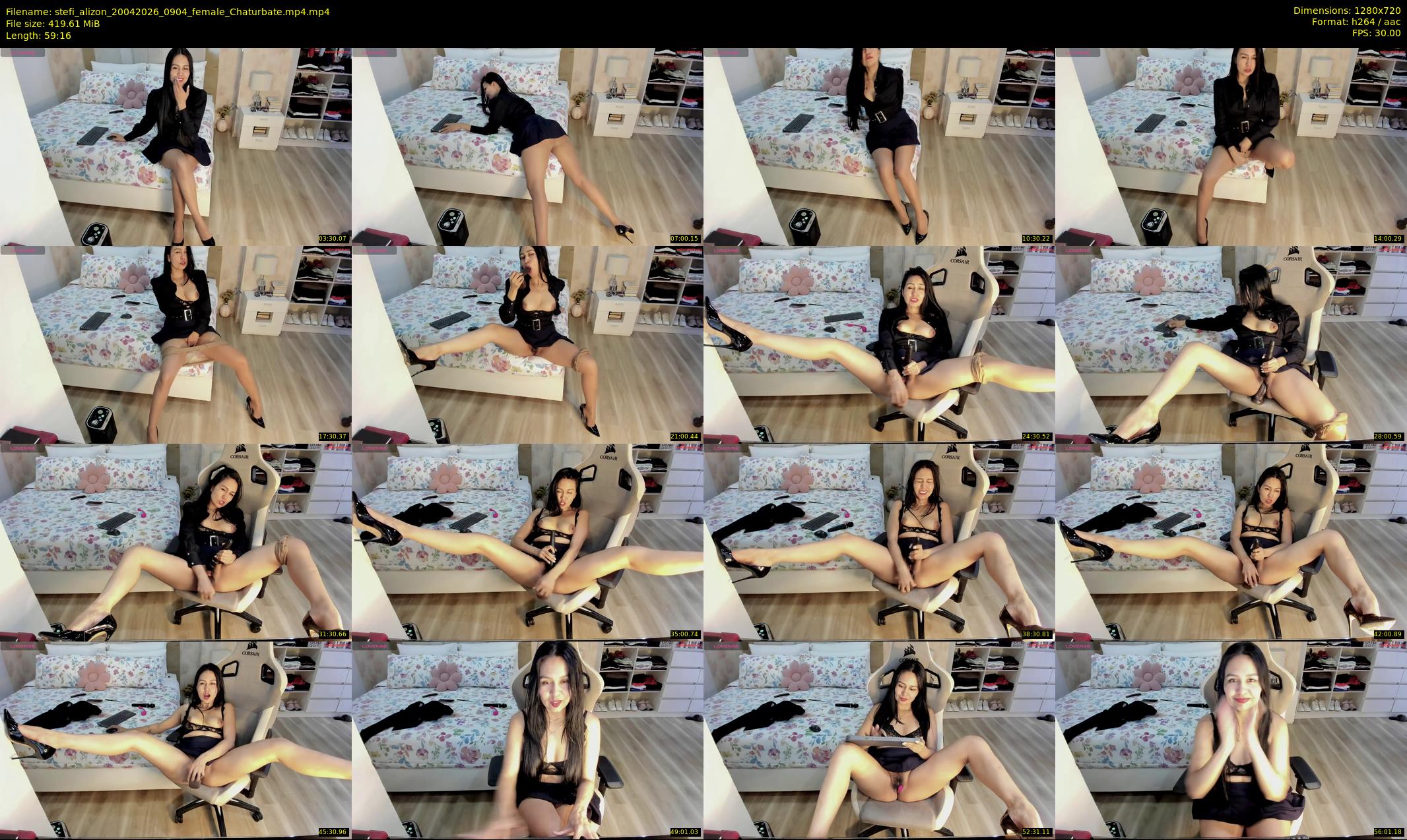 stefi_alizon — 60 minute Chaturbate female cam show recording, 720p, Apr 20, 2026