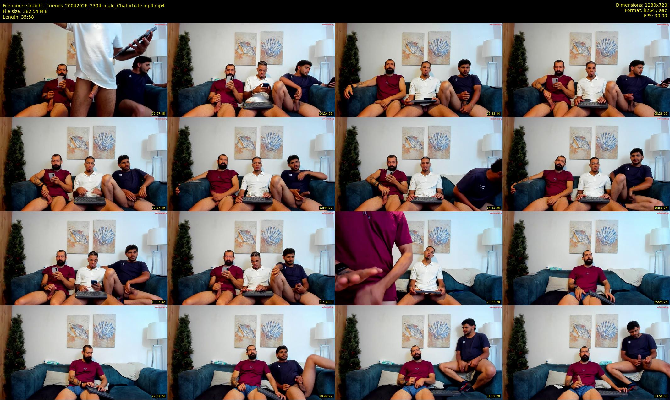 straight__friends — 36 minute Chaturbate male cam show recording, 720p, Apr 20, 2026