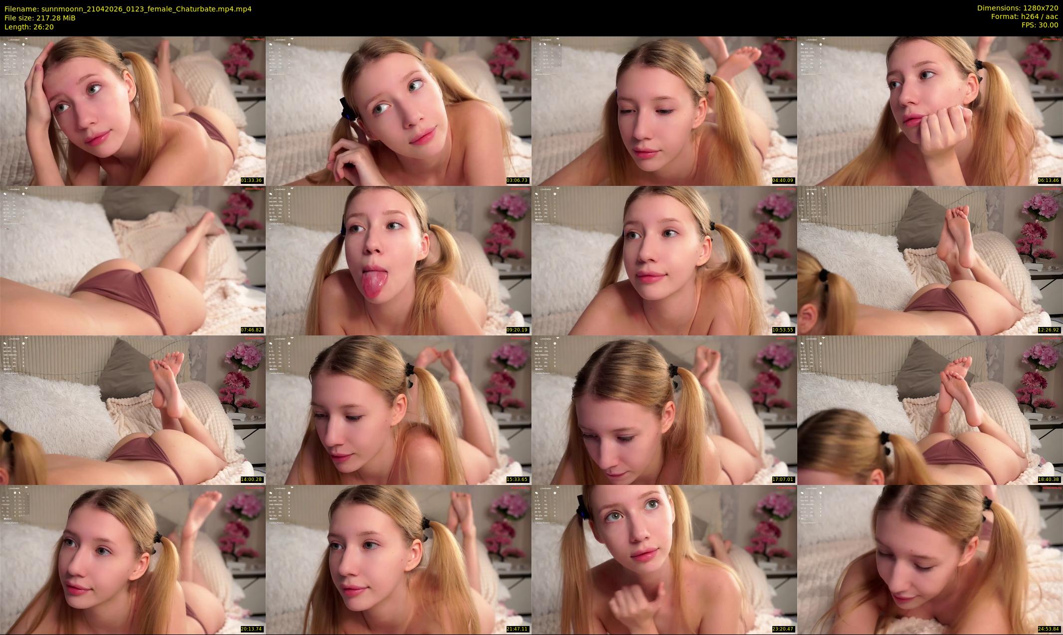sunnmoonn — 27 minute Chaturbate female cam show recording, 720p, Apr 21, 2026