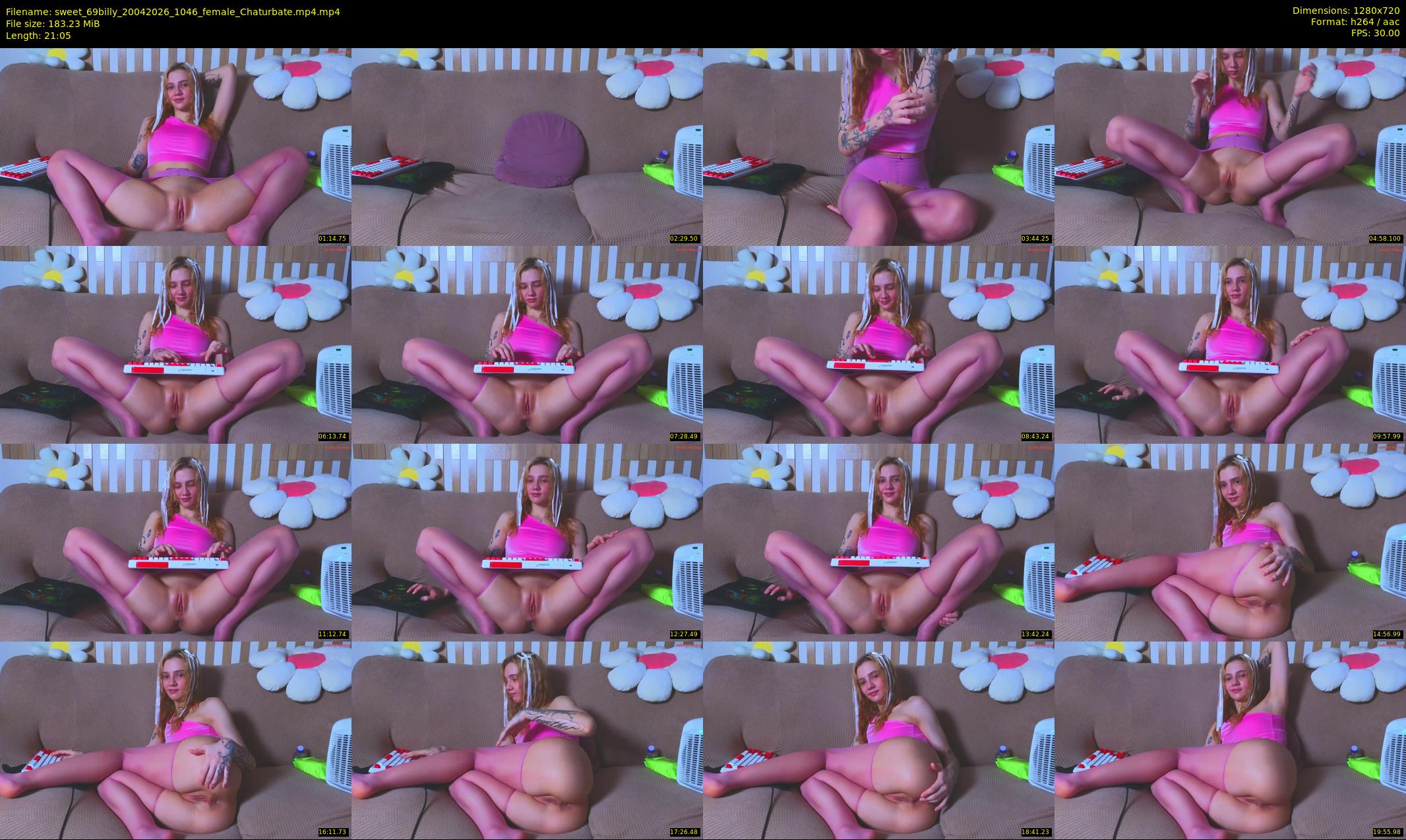 sweet_69billy — 22 minute Chaturbate female cam show recording, 720p, Apr 20, 2026
