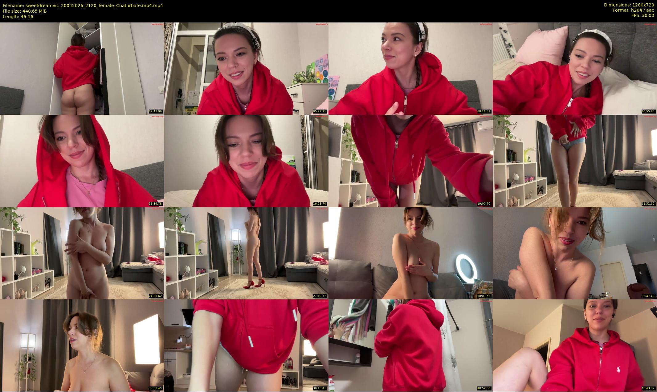sweetdreamvic — 47 minute Chaturbate female cam show recording, 720p, Apr 20, 2026
