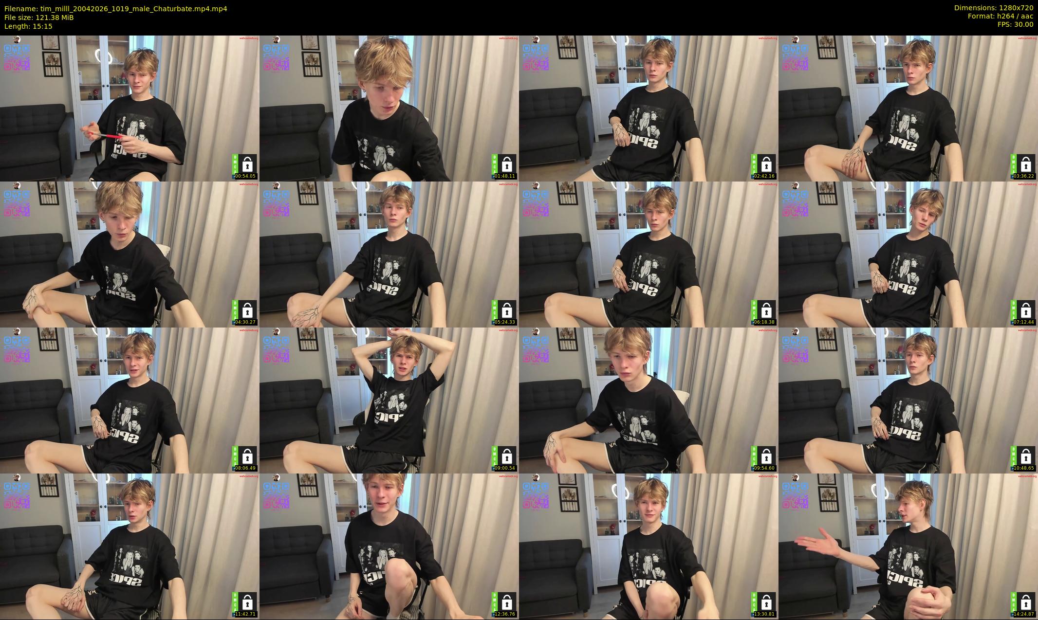 tim_milll — 16 minute Chaturbate male cam show recording, 720p, Apr 20, 2026