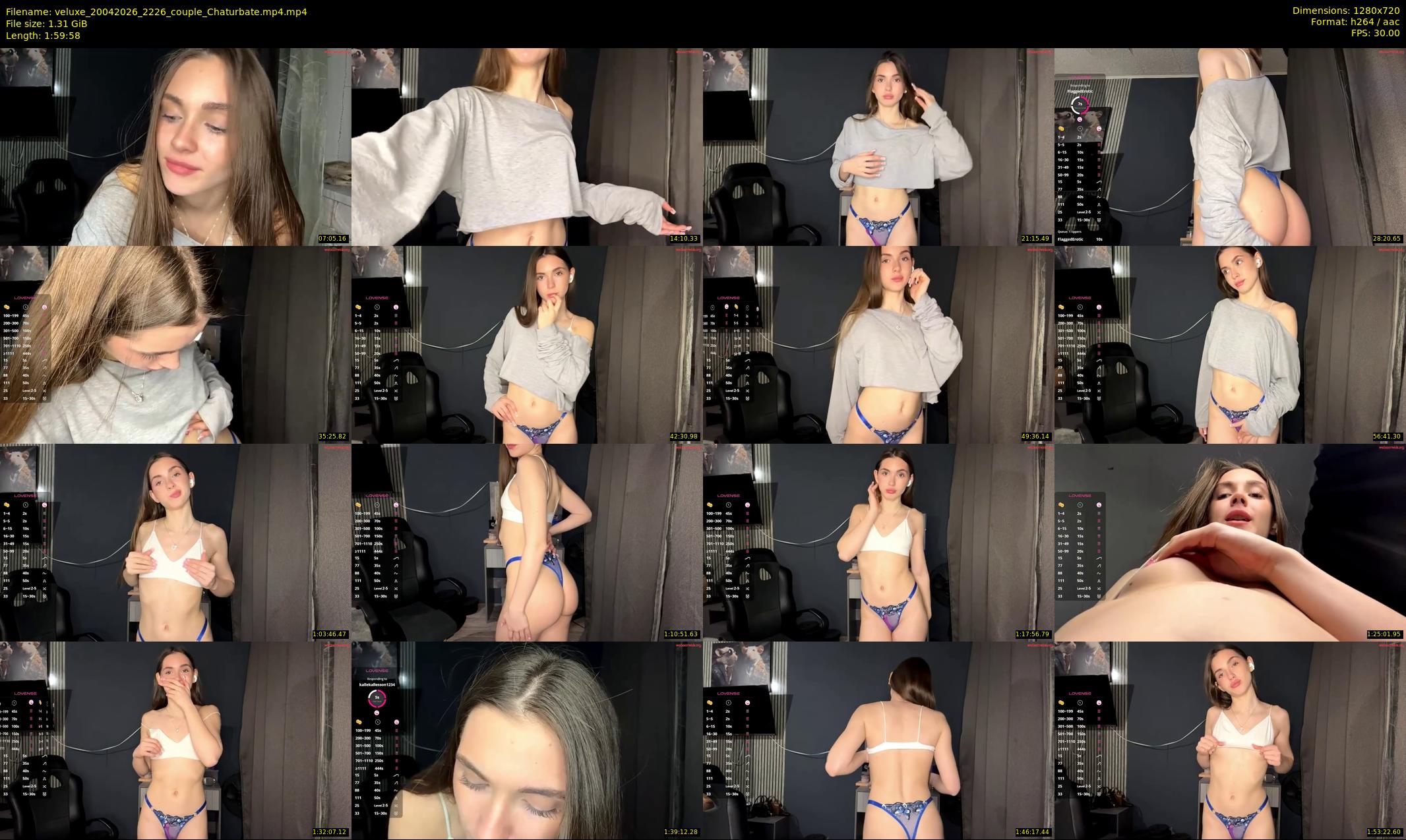 veluxe — 120 minute Chaturbate female cam show recording, 720p, Apr 20, 2026