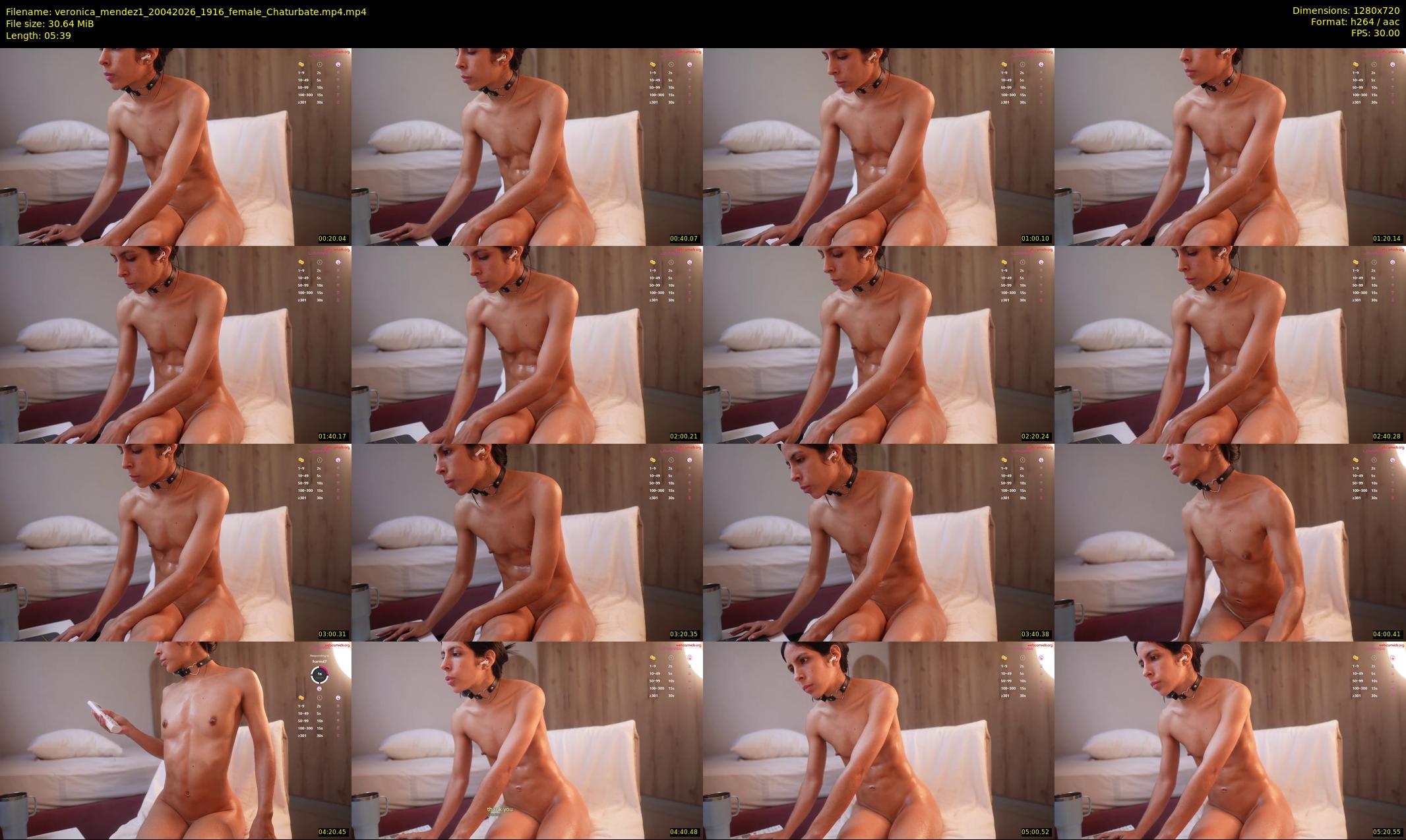 veronica_mendez1 — 6 minute Chaturbate female cam show recording, 720p, Apr 20, 2026
