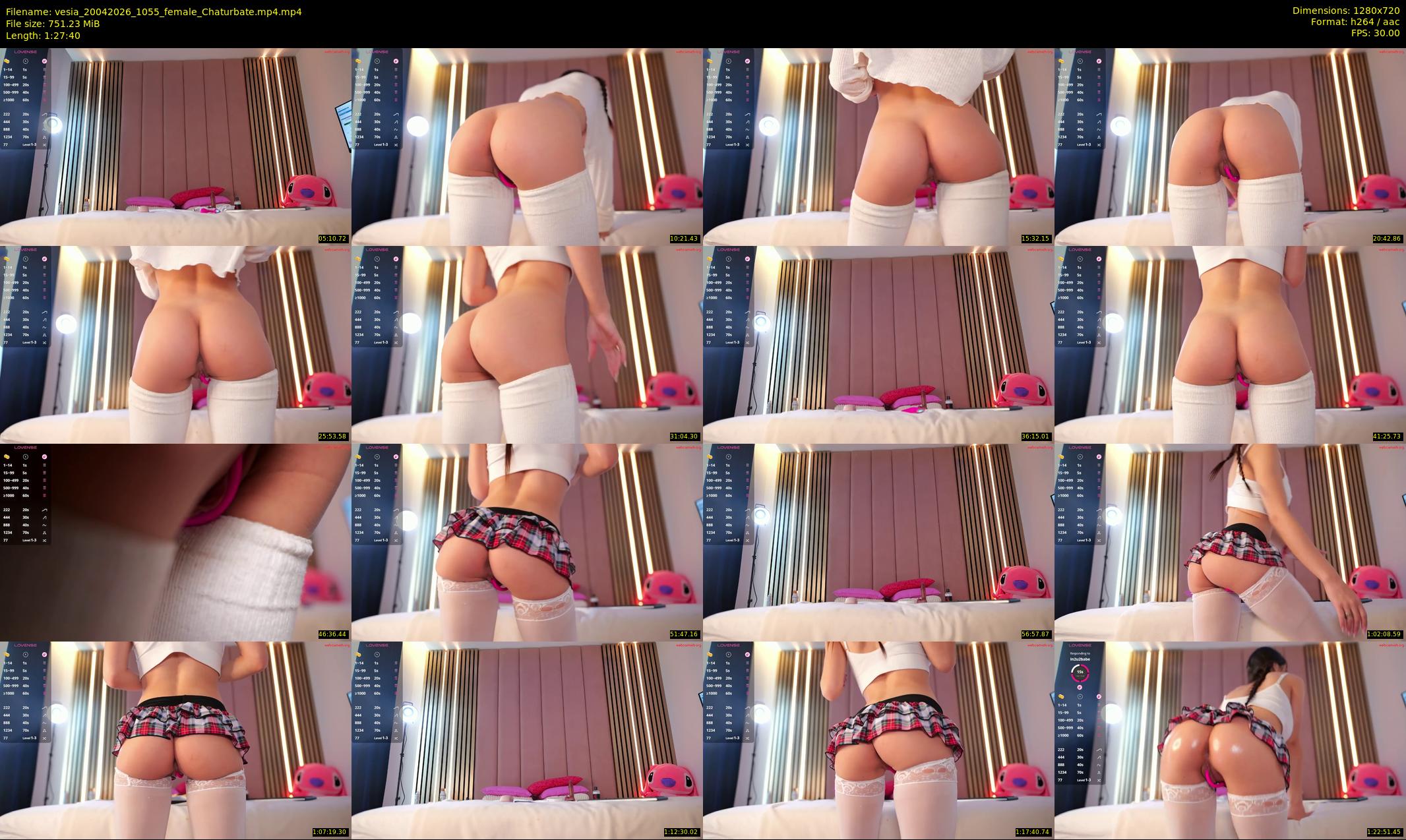 vesia — 88 minute Chaturbate female cam show recording, 720p, Apr 20, 2026