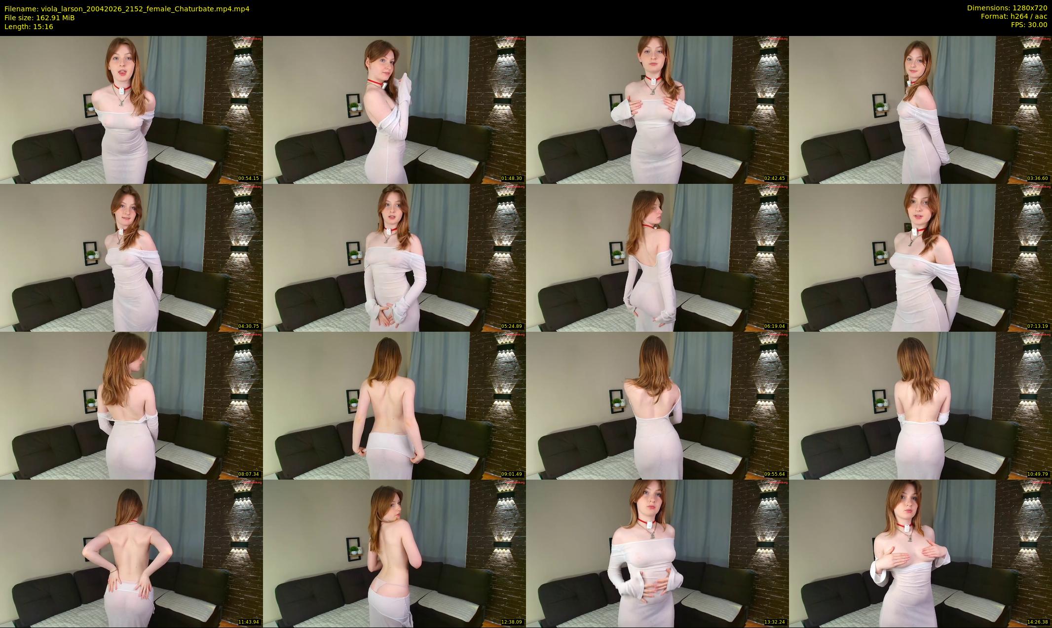viola_larson — 16 minute Chaturbate female cam show recording, 720p, Apr 20, 2026