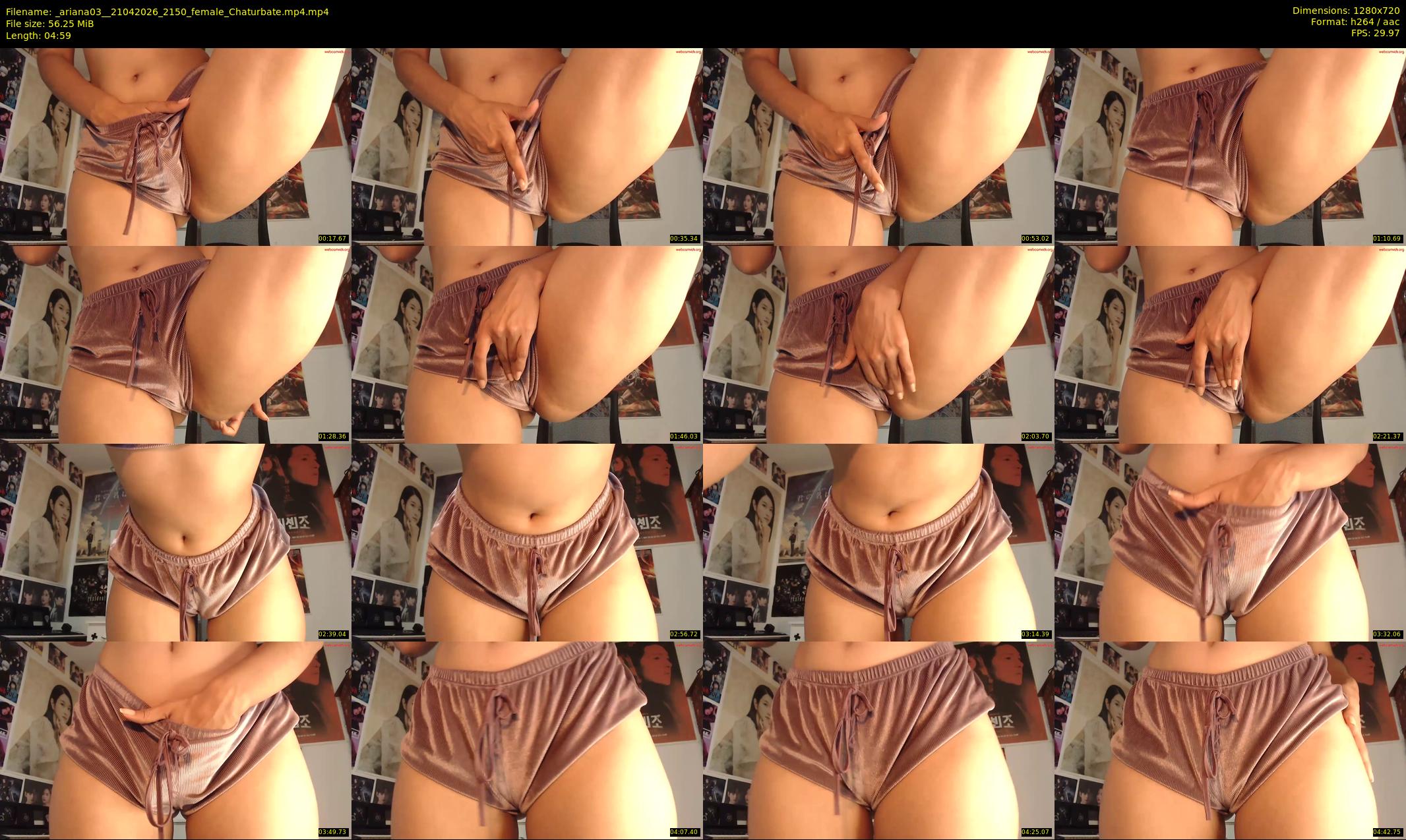 _ariana03_ — 5 minute Chaturbate female cam show recording, 720p, Apr 21, 2026