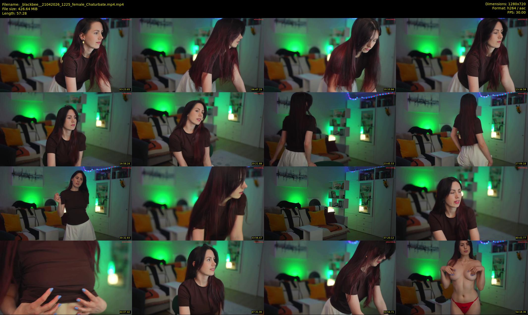 _blackbee_ — 58 minute Chaturbate female cam show recording, 720p, Apr 21, 2026