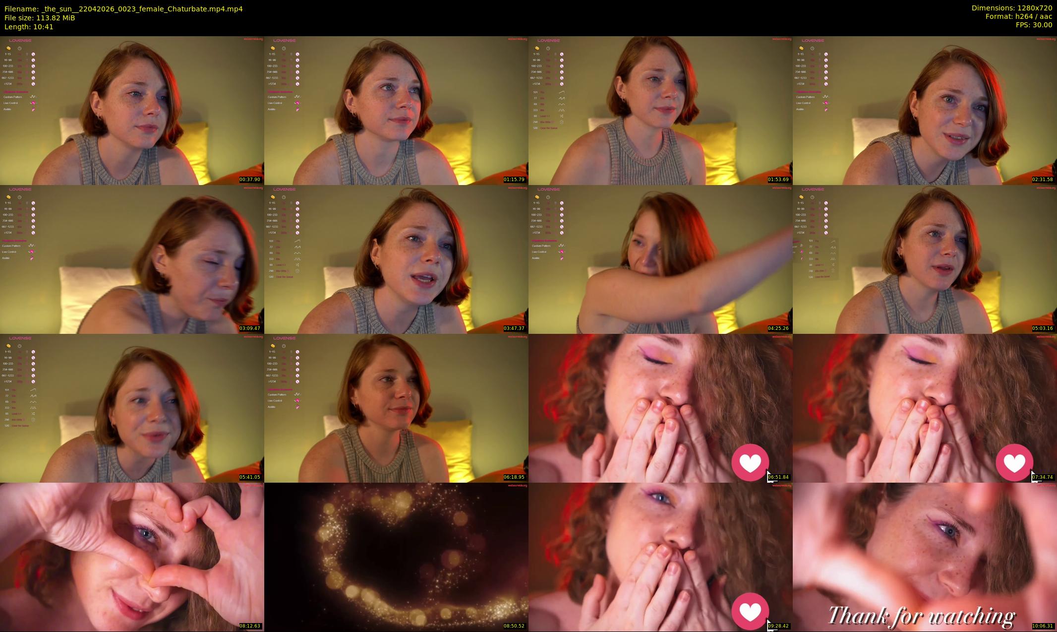 _the_sun_ — 11 minute Chaturbate female cam show recording, 720p, Apr 22, 2026