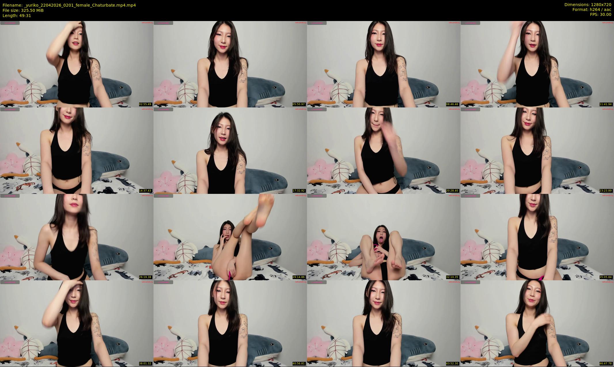 _yuriko — 50 minute Chaturbate female cam show recording, 720p, Apr 22, 2026