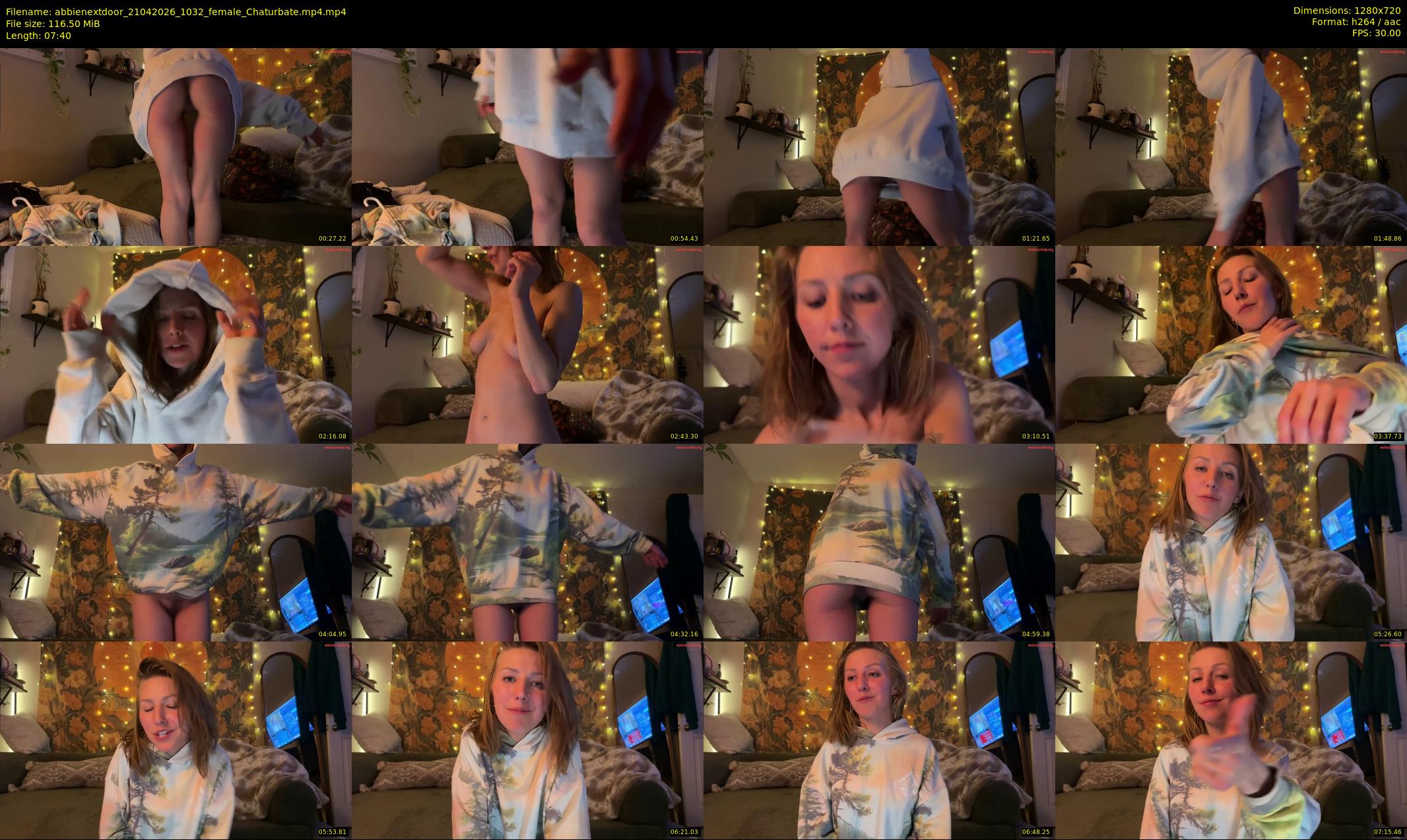 abbienextdoor — 8 minute Chaturbate female cam show recording, 720p, Apr 21, 2026