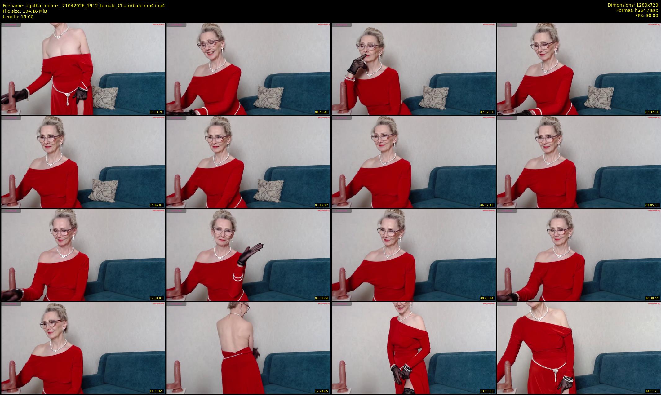 agatha_moore_ — 15 minute Chaturbate female cam show recording, 720p, Apr 21, 2026