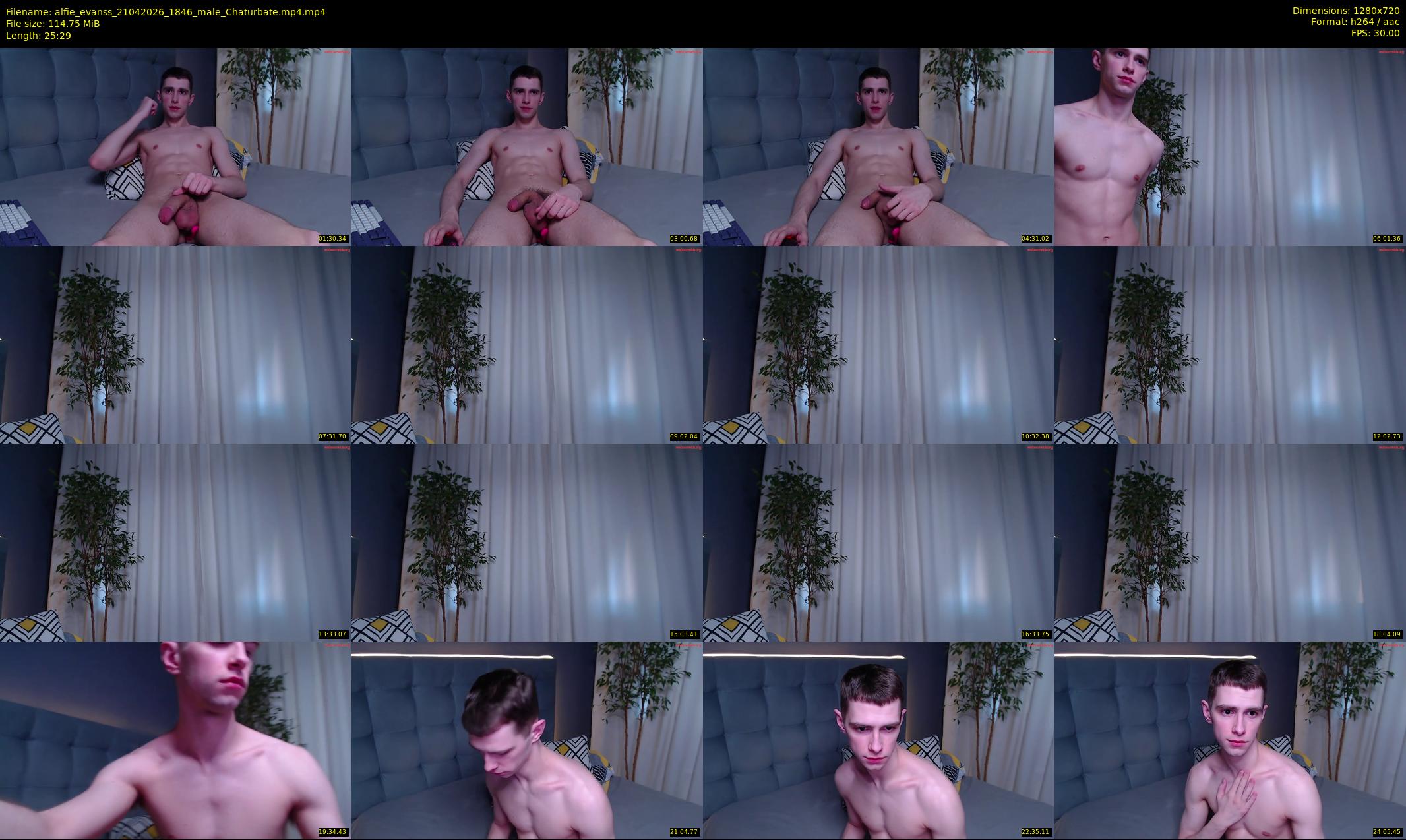 alfie_evanss — 26 minute Chaturbate male cam show recording, 720p, Apr 21, 2026