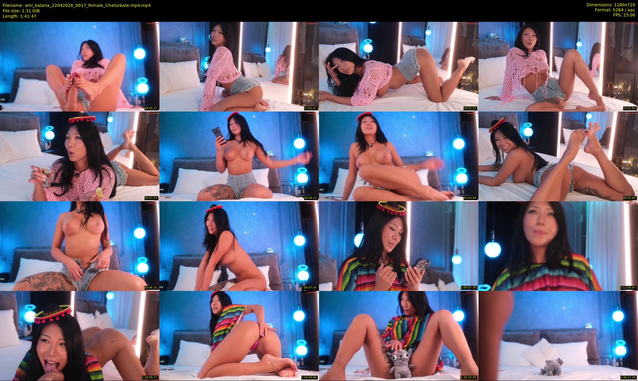 ami_katana — 102 minute Chaturbate female cam show recording, 720p, Apr 22, 2026
