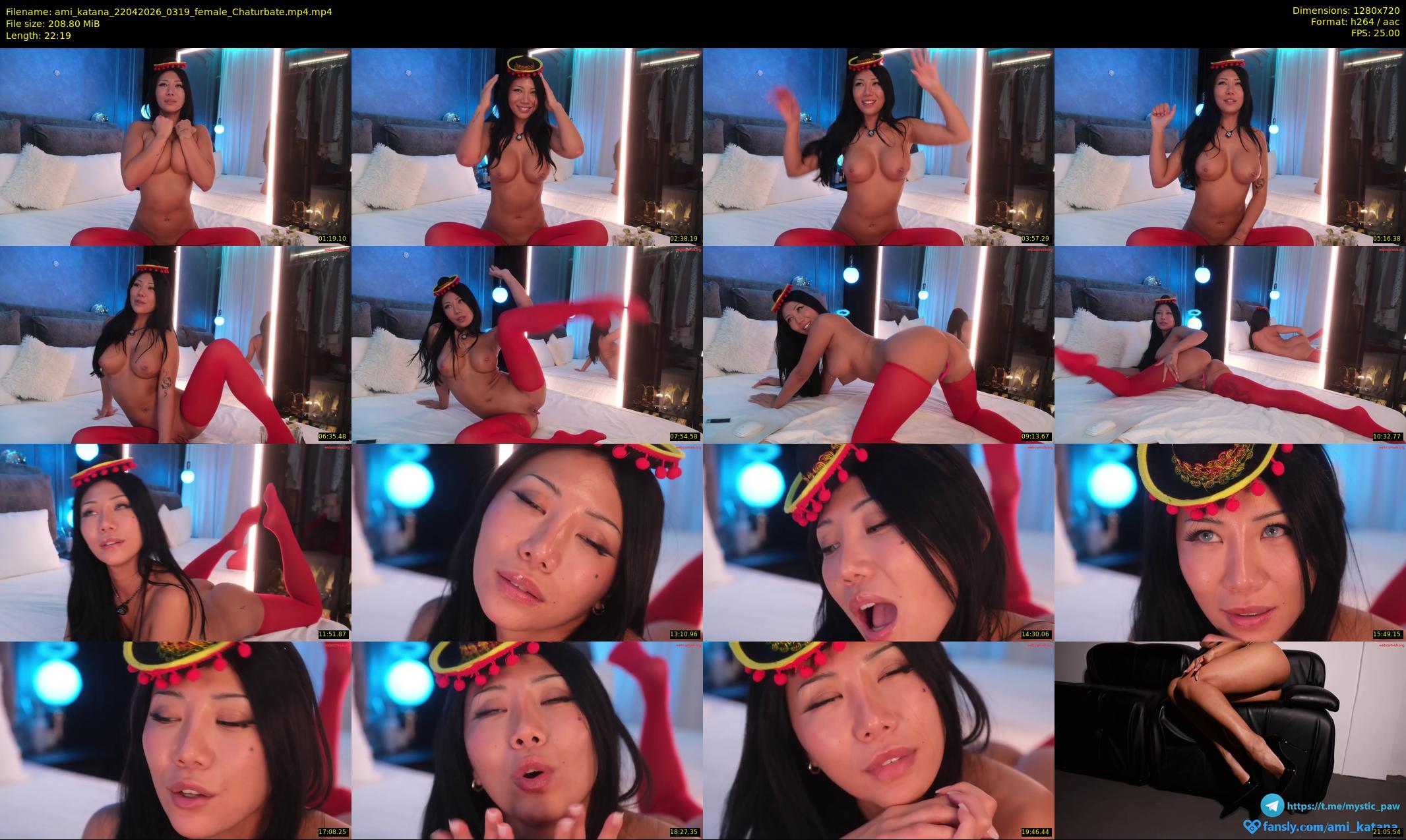 ami_katana — 23 minute Chaturbate female cam show recording, 720p, Apr 22, 2026