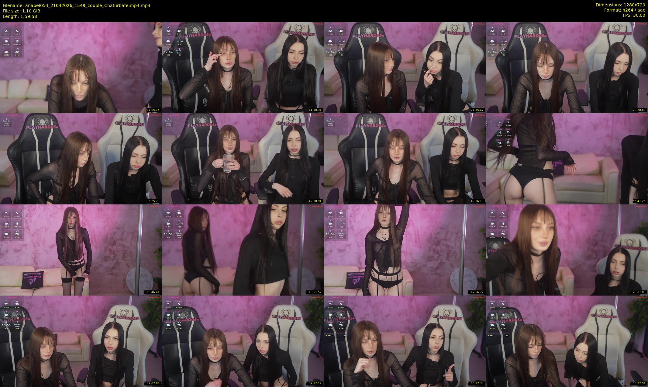 anabel054 — 120 minute Chaturbate female cam show recording, 720p, Apr 21, 2026