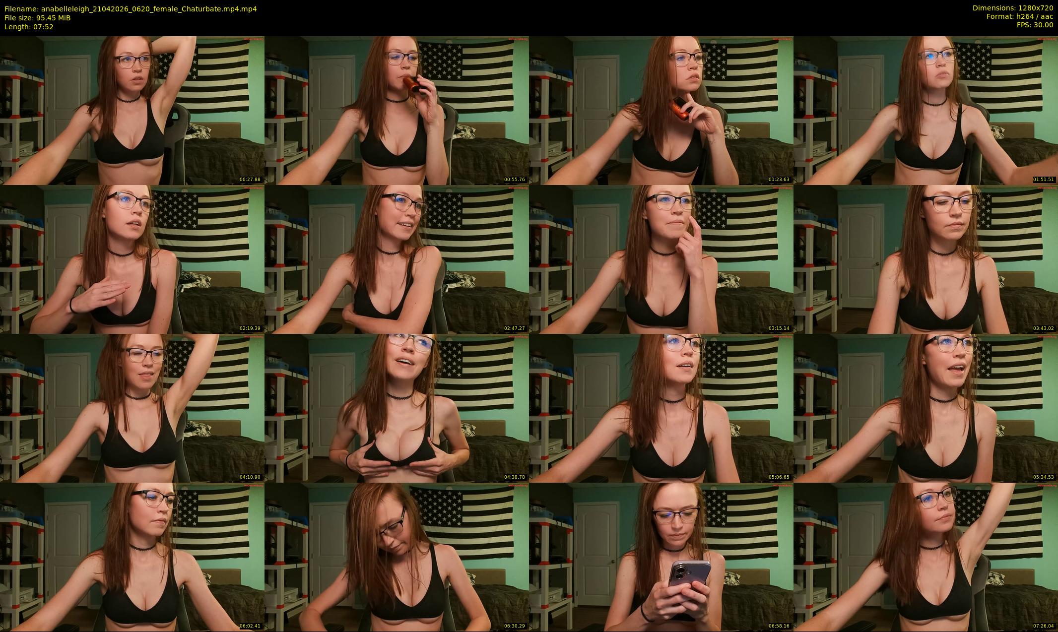 anabelleleigh — 8 minute Chaturbate female cam show recording, 720p, Apr 21, 2026