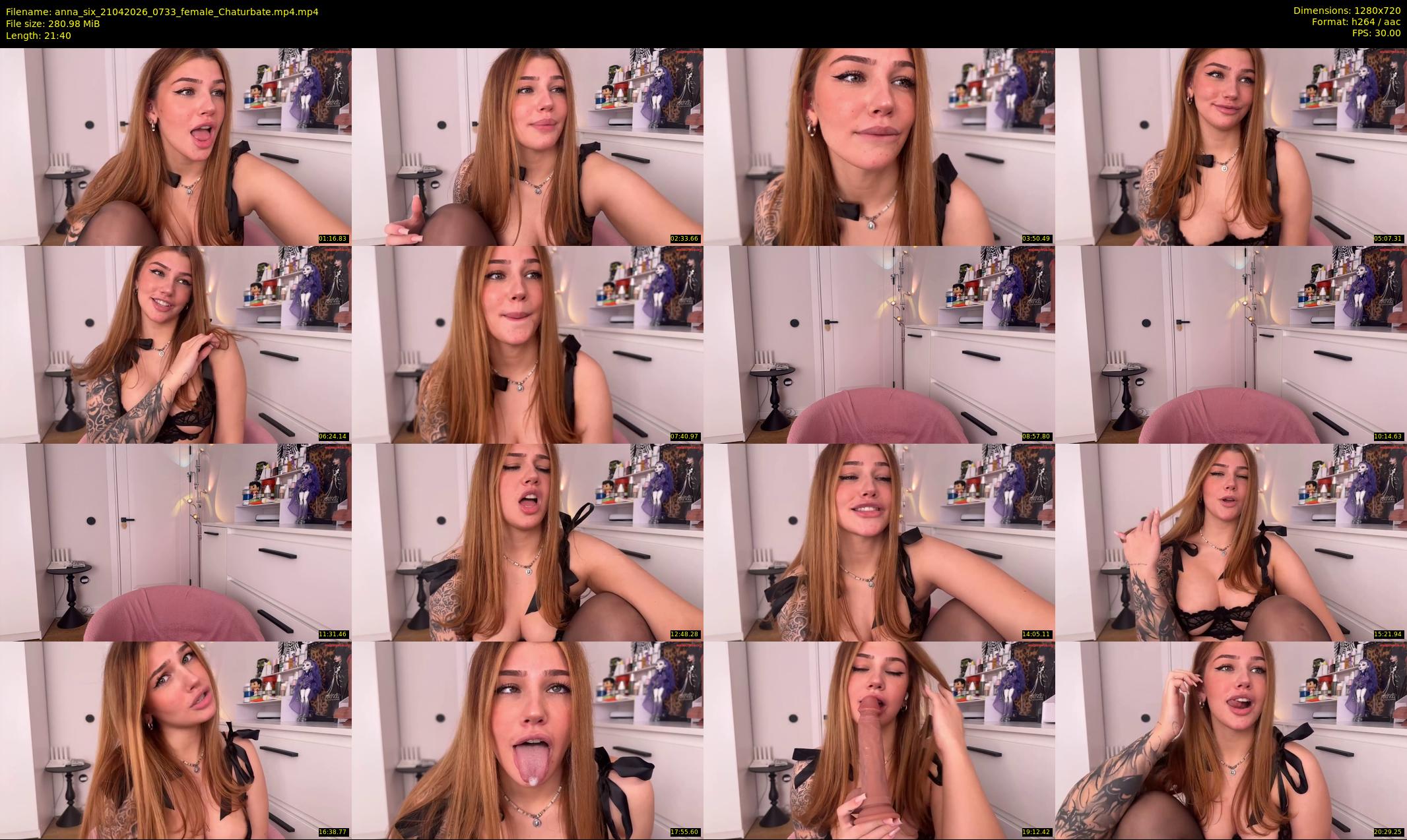 anna_six — 22 minute Chaturbate female cam show recording, 720p, Apr 21, 2026