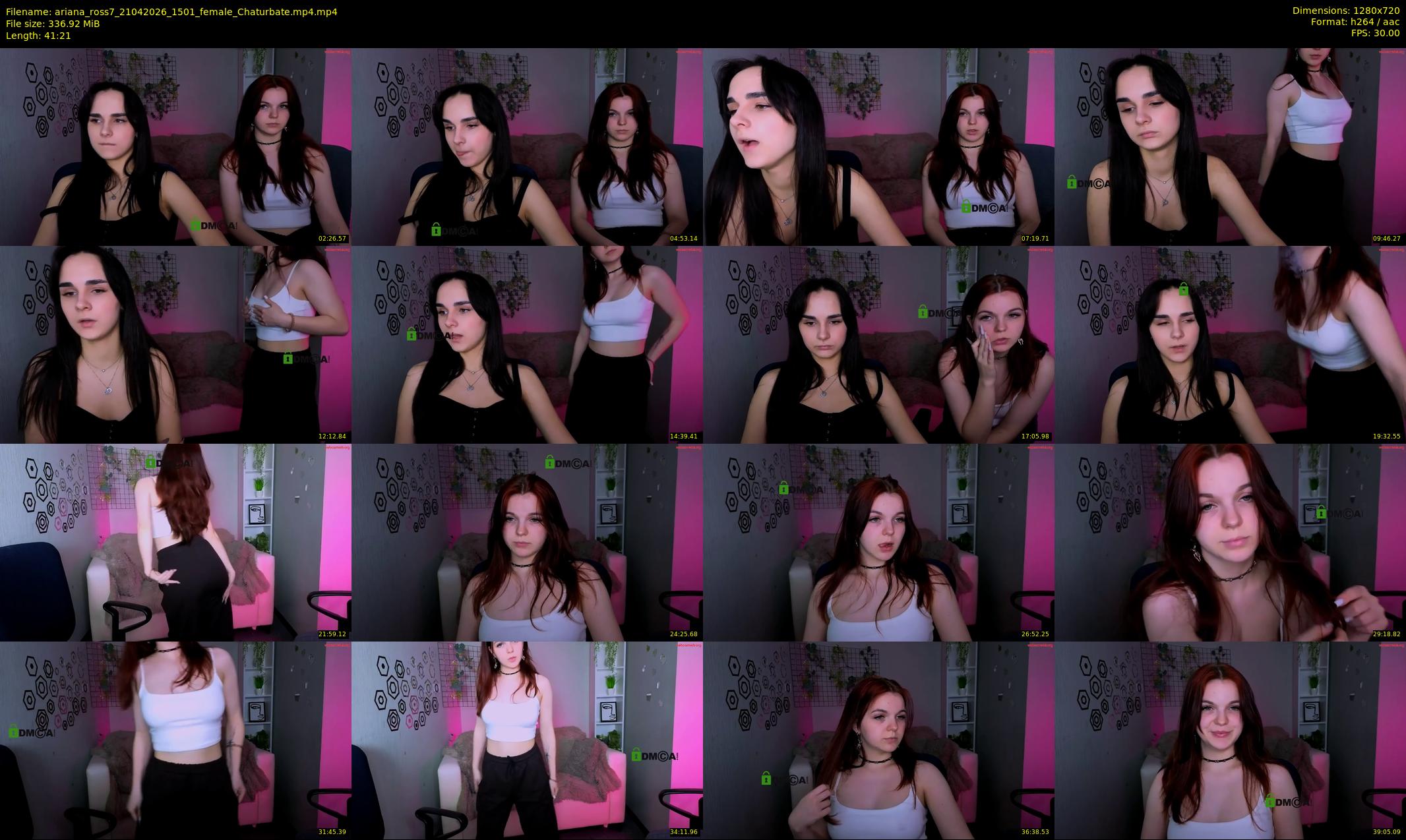 ariana_ross7 — 42 minute Chaturbate couple cam show recording, 720p, Apr 21, 2026