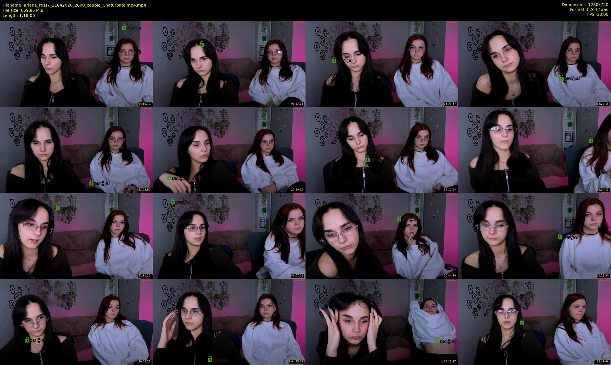 ariana_ross7 — 79 minute Chaturbate couple cam show recording, 720p, Apr 21, 2026