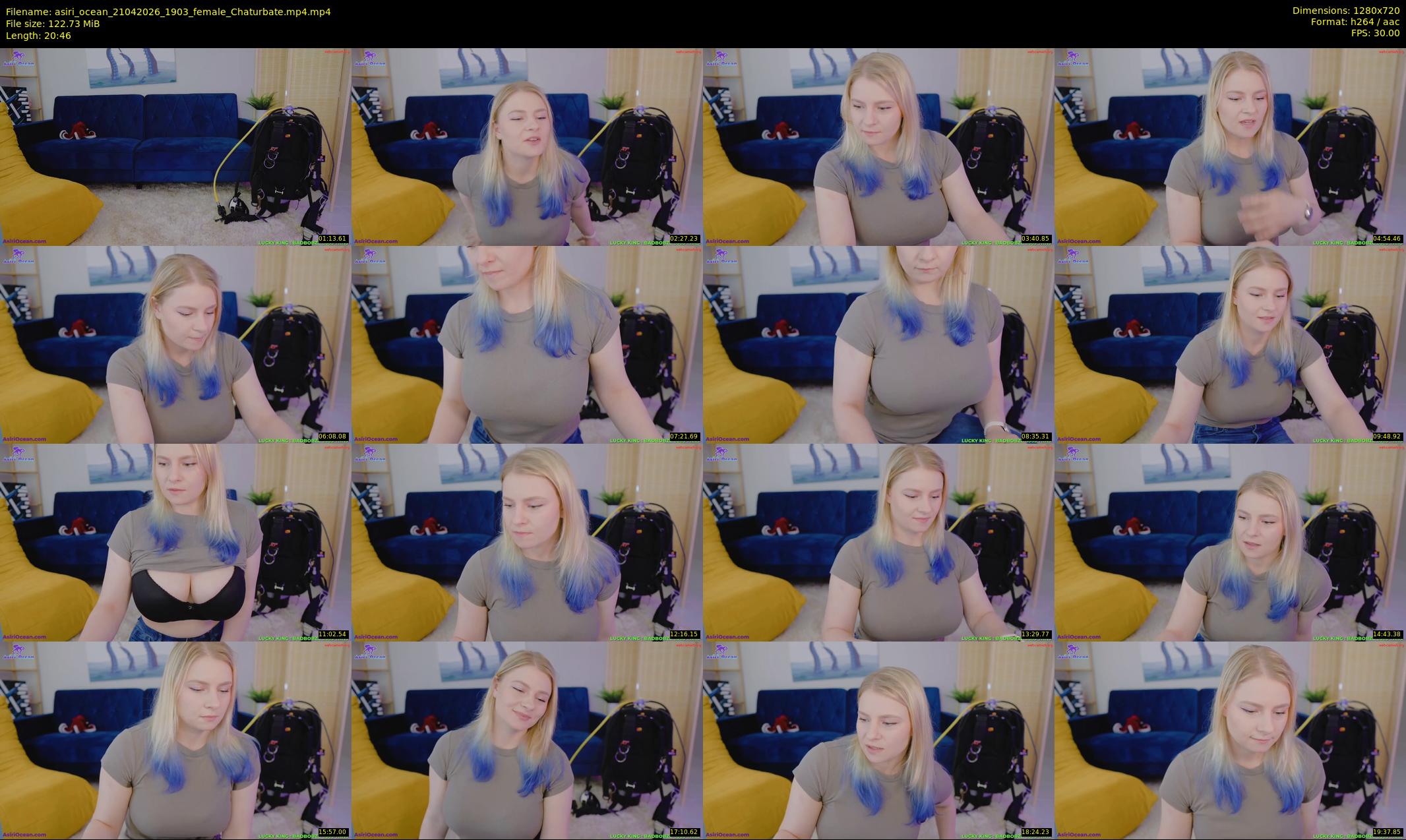 asiri_ocean — 21 minute Chaturbate female cam show recording, 720p, Apr 21, 2026