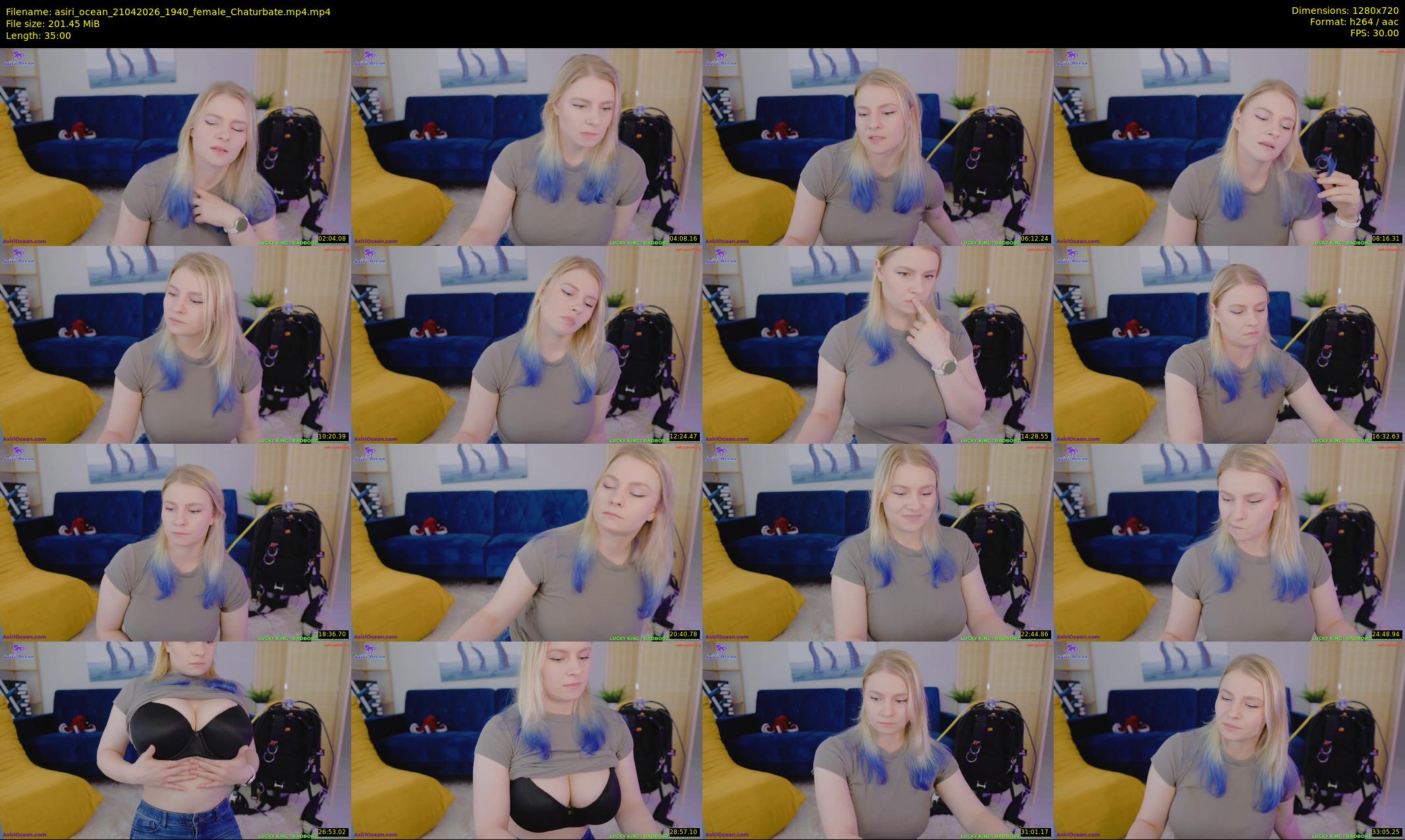 asiri_ocean — 35 minute Chaturbate female cam show recording, 720p, Apr 21, 2026