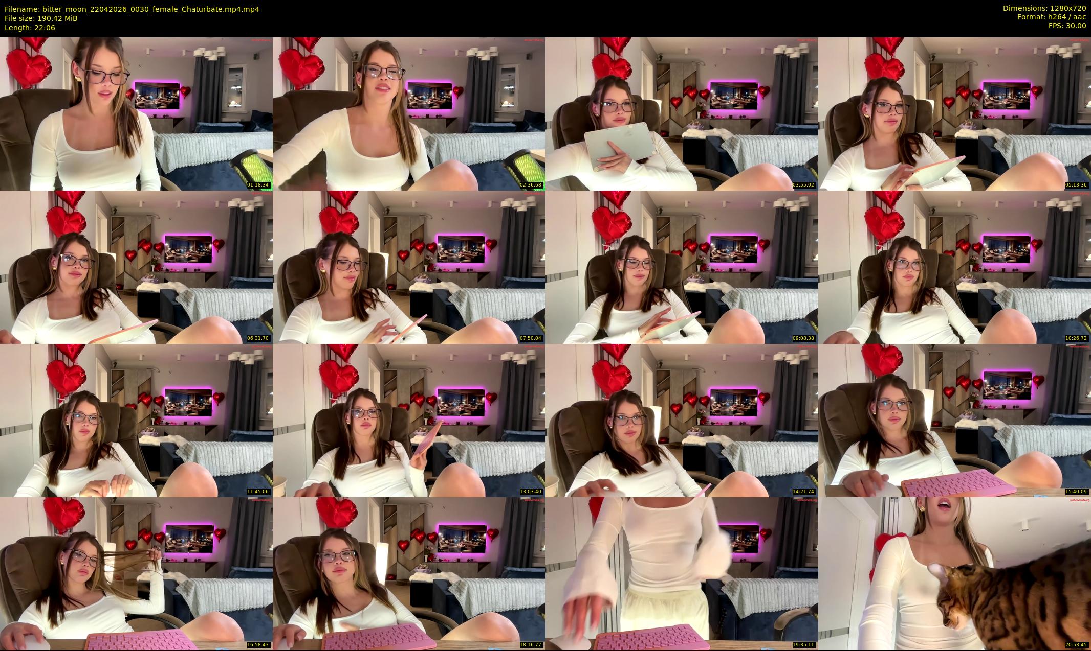 bitter_moon — 23 minute Chaturbate female cam show recording, 720p, Apr 22, 2026