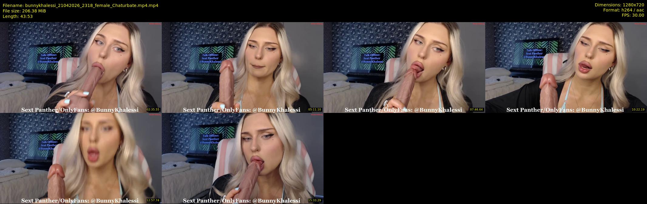 bunnykhalessi — 44 minute Chaturbate female cam show recording, 720p, Apr 21, 2026
