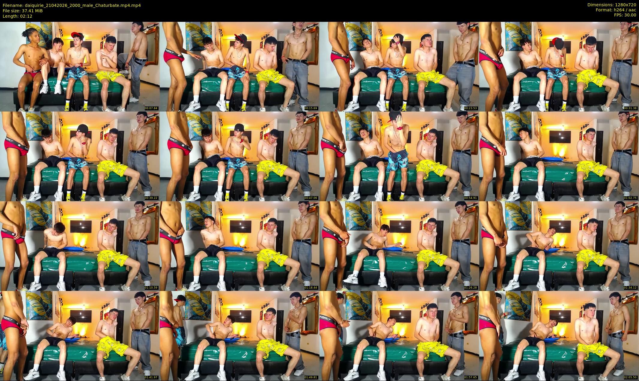 daiquirie — 3 minute Chaturbate male cam show recording, 720p, Apr 21, 2026